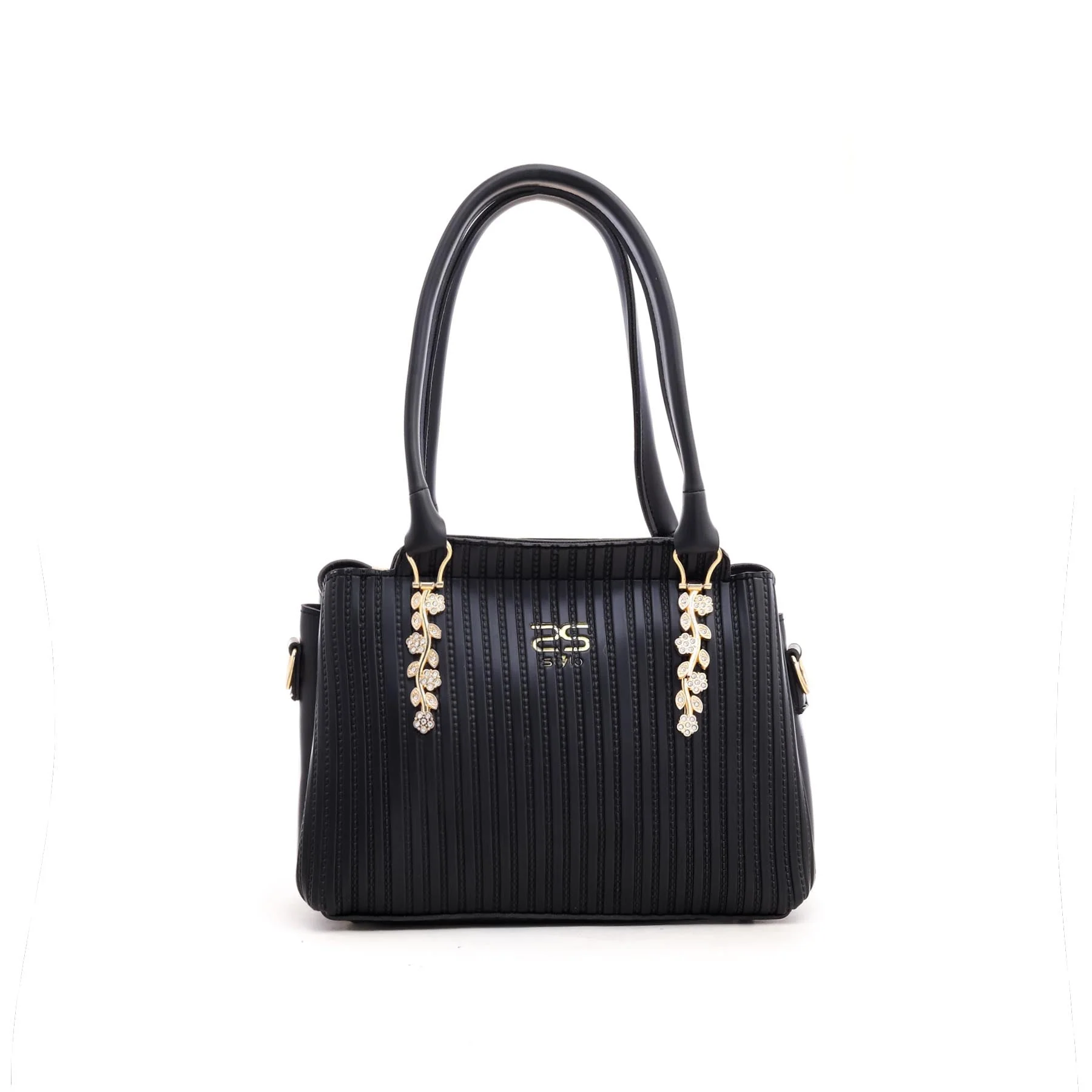 Black Casual Hand Bag P55277 - Image 2