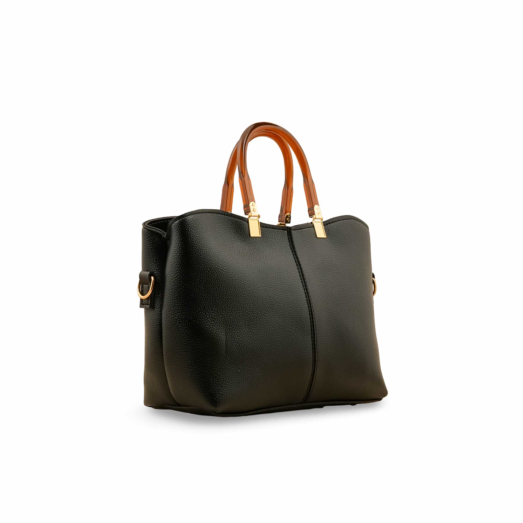 Black Casual Hand Bag P56212 - Image 2