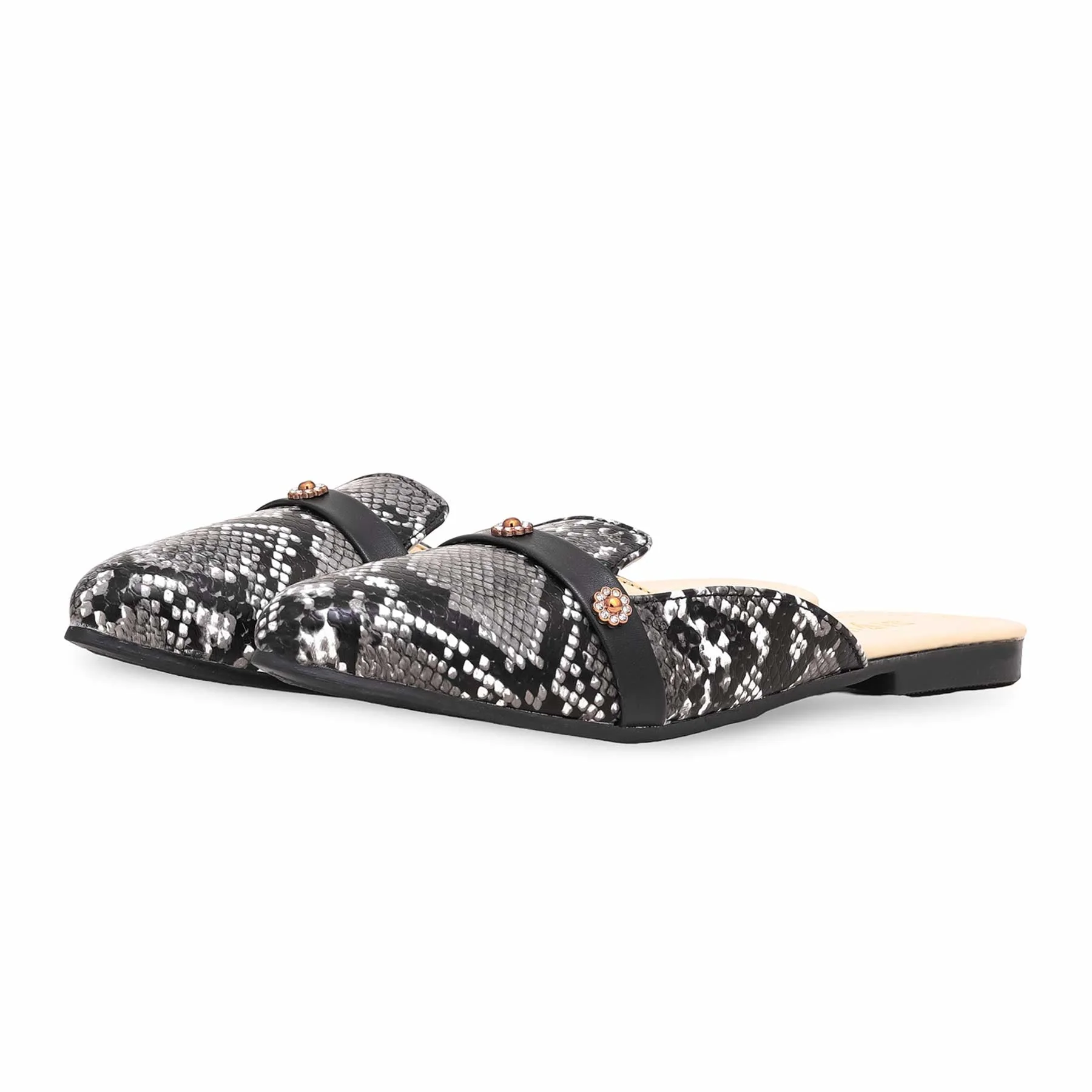 Black Casual Mule CL1835 - Image 2