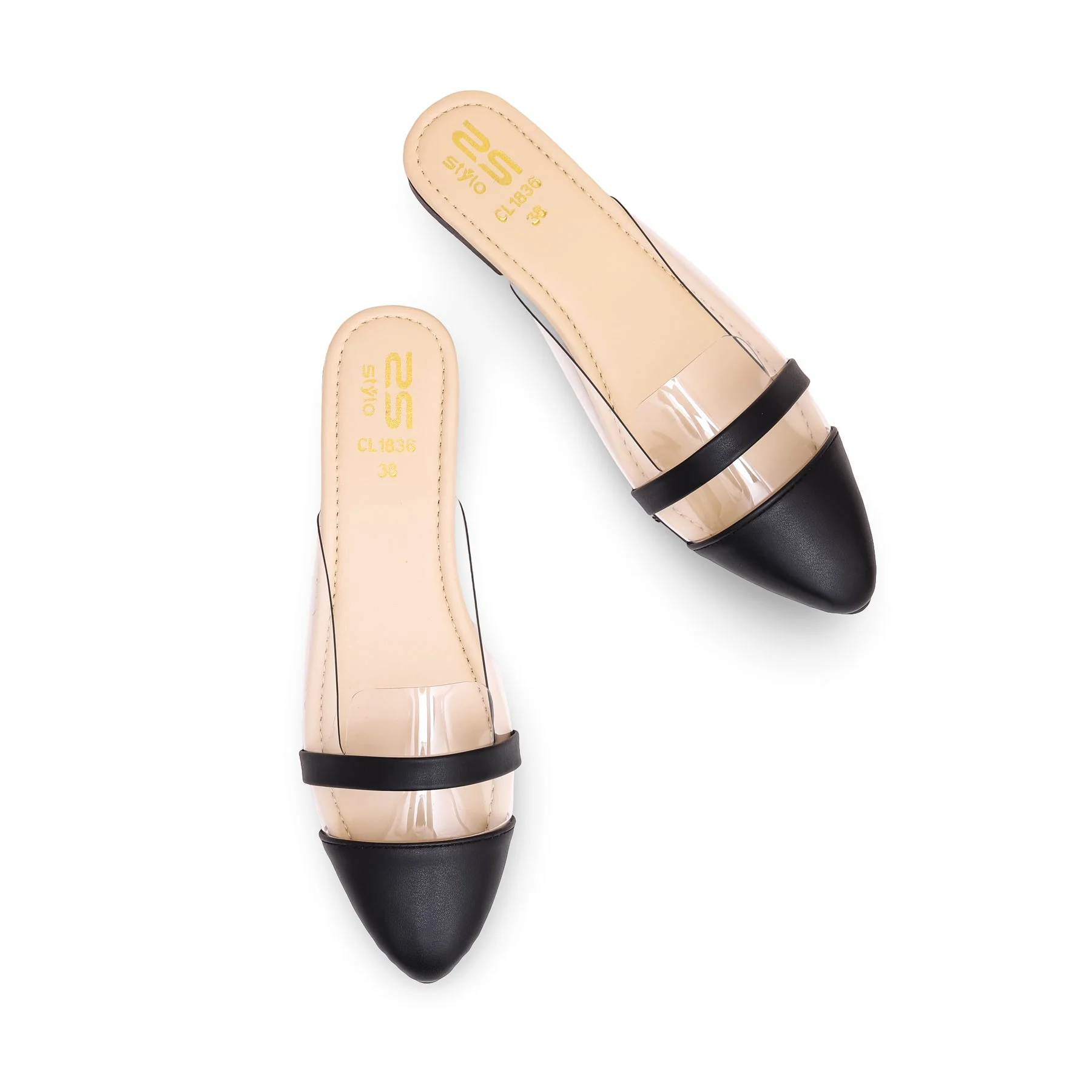 Black Casual Mule CL1836 - Image 4