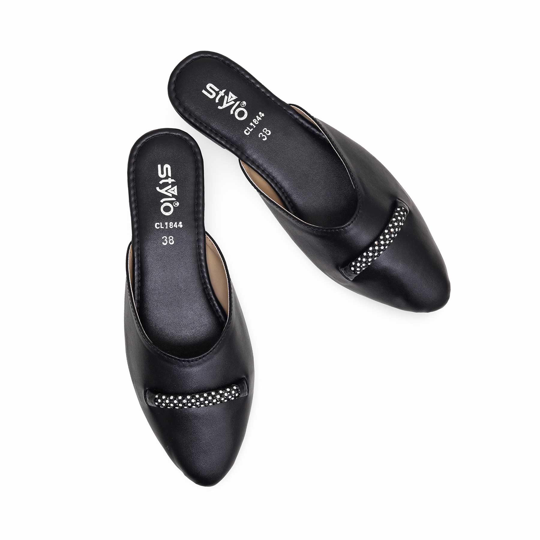 Black Casual Mule CL1844 - Image 4