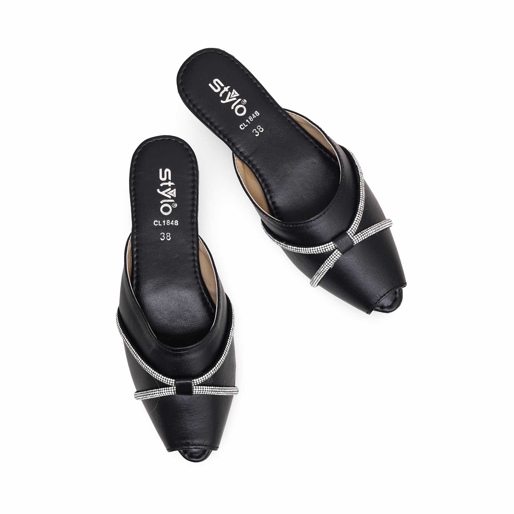 Black Casual Mule CL1848 - Image 4