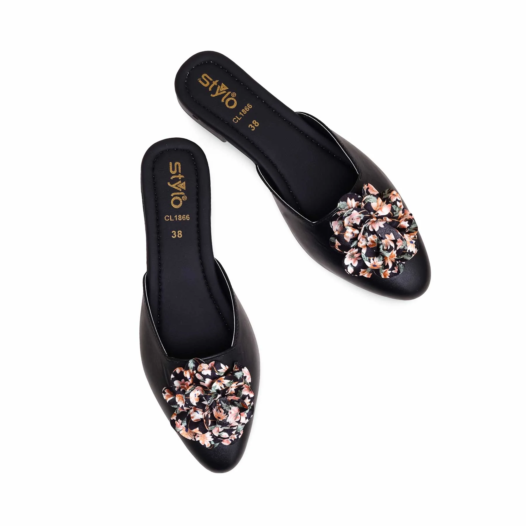 Black Casual Mule CL1866 - Image 4