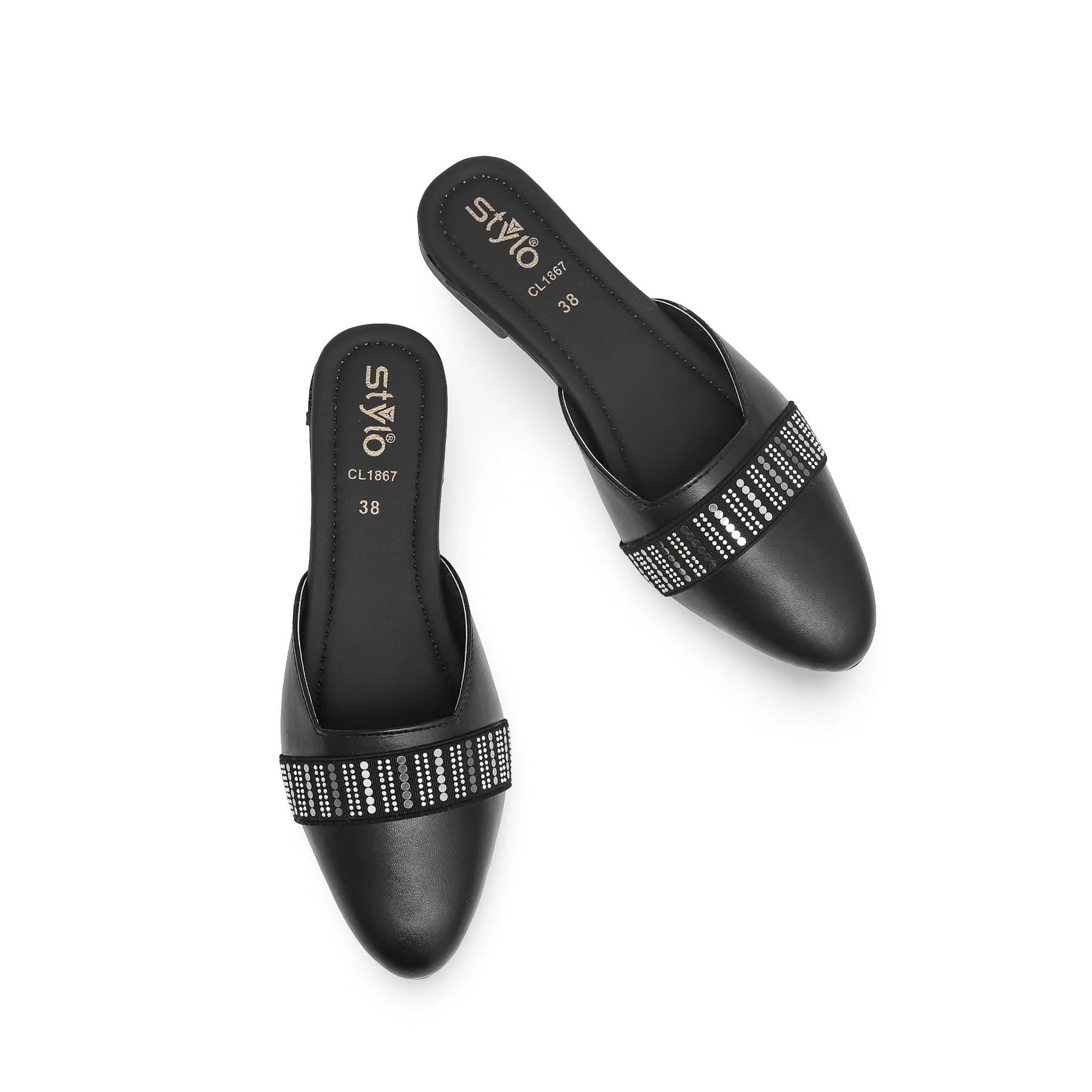 Black Casual Mule CL1867 - Image 4