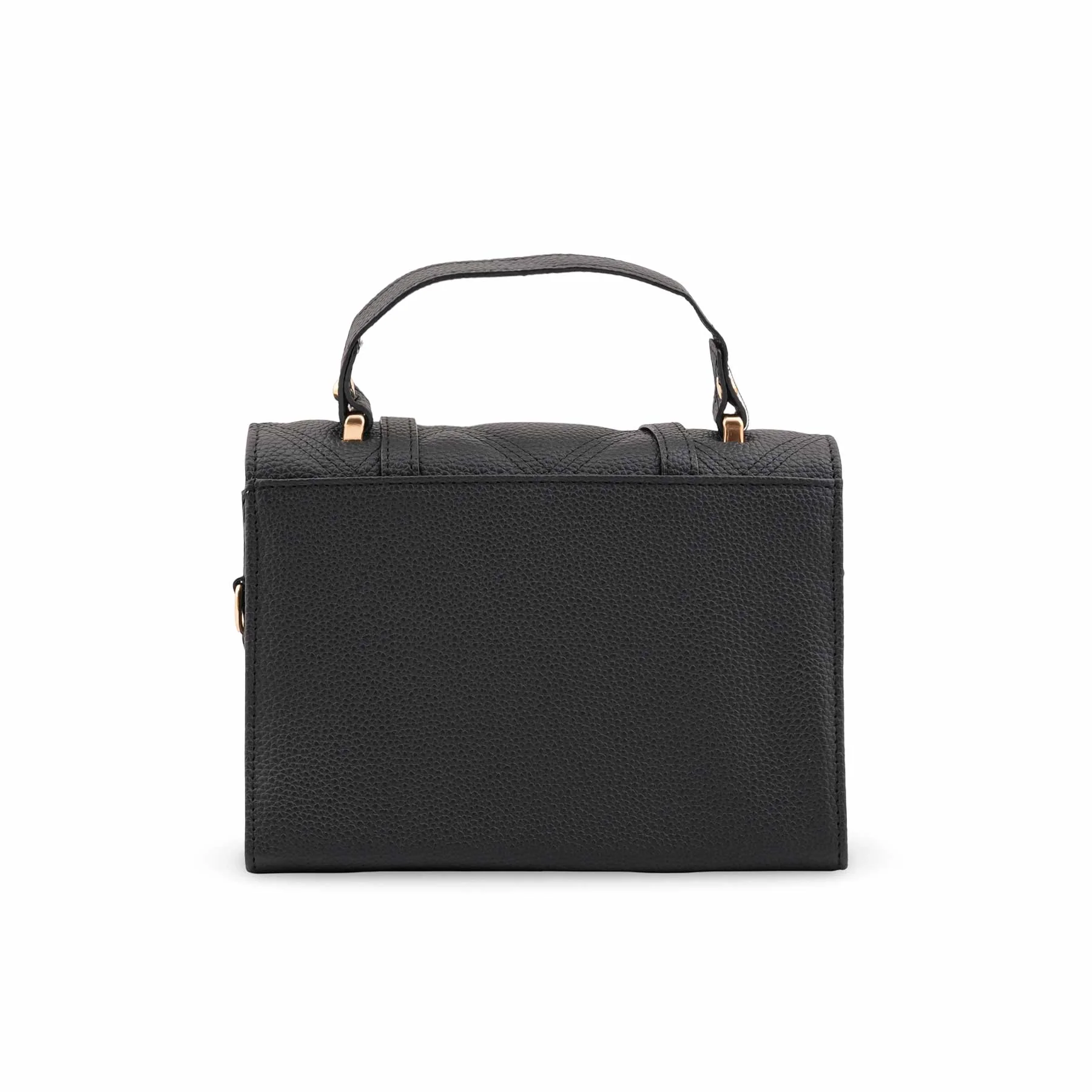 Black Casual Pouch For Ladies P97659 - Image 4
