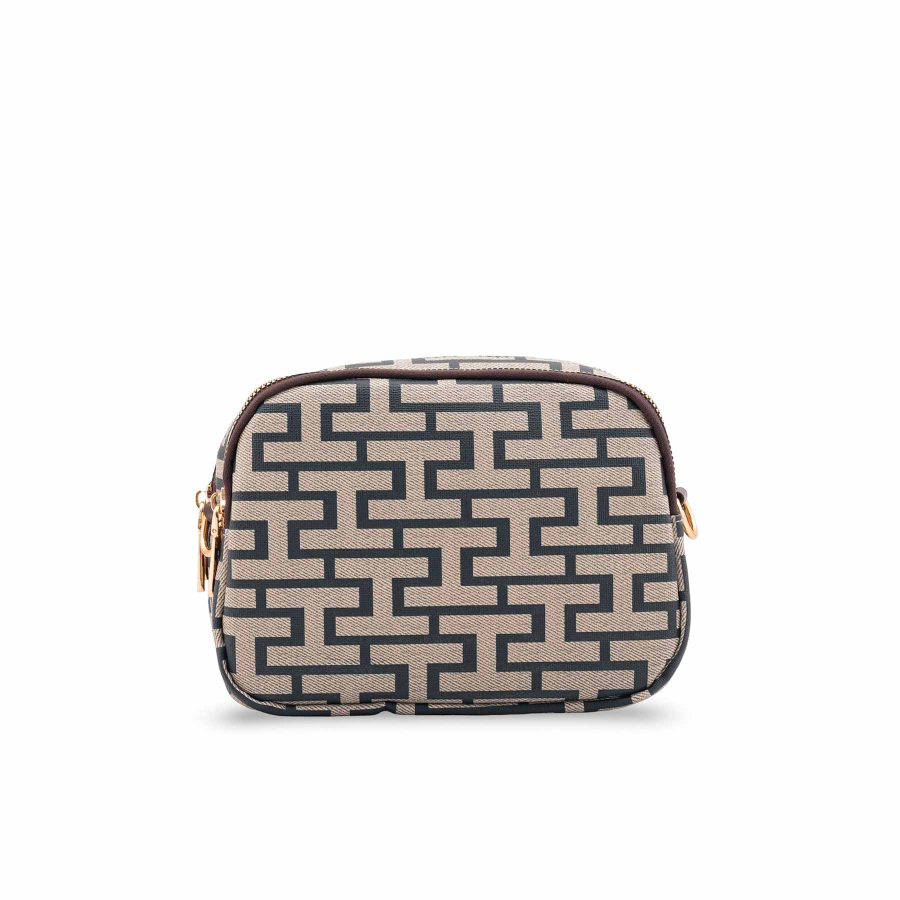 Black Casual Pouch For Ladies P97697 - Image 4