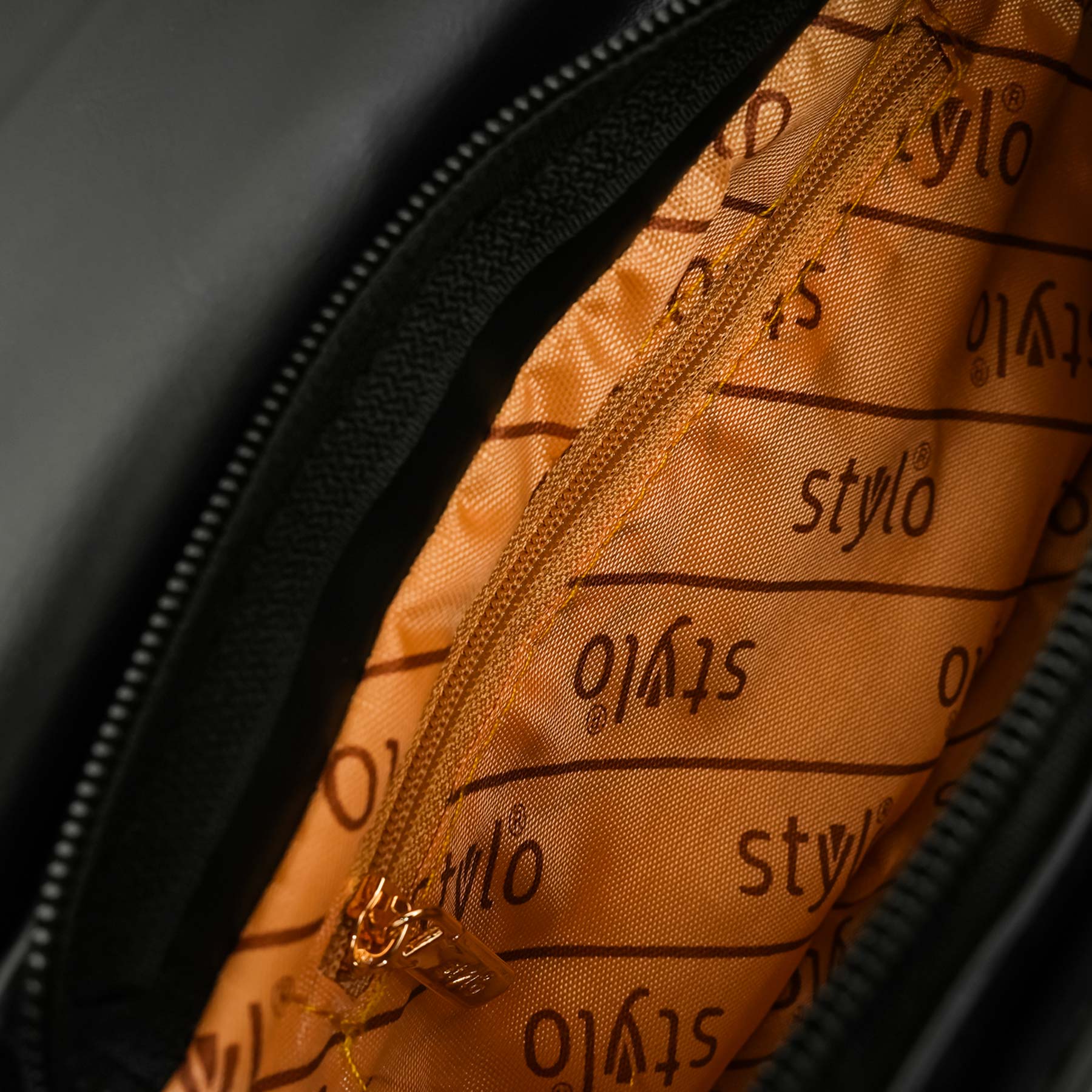 Black Casual Pouch For Women P97609 - Image 5