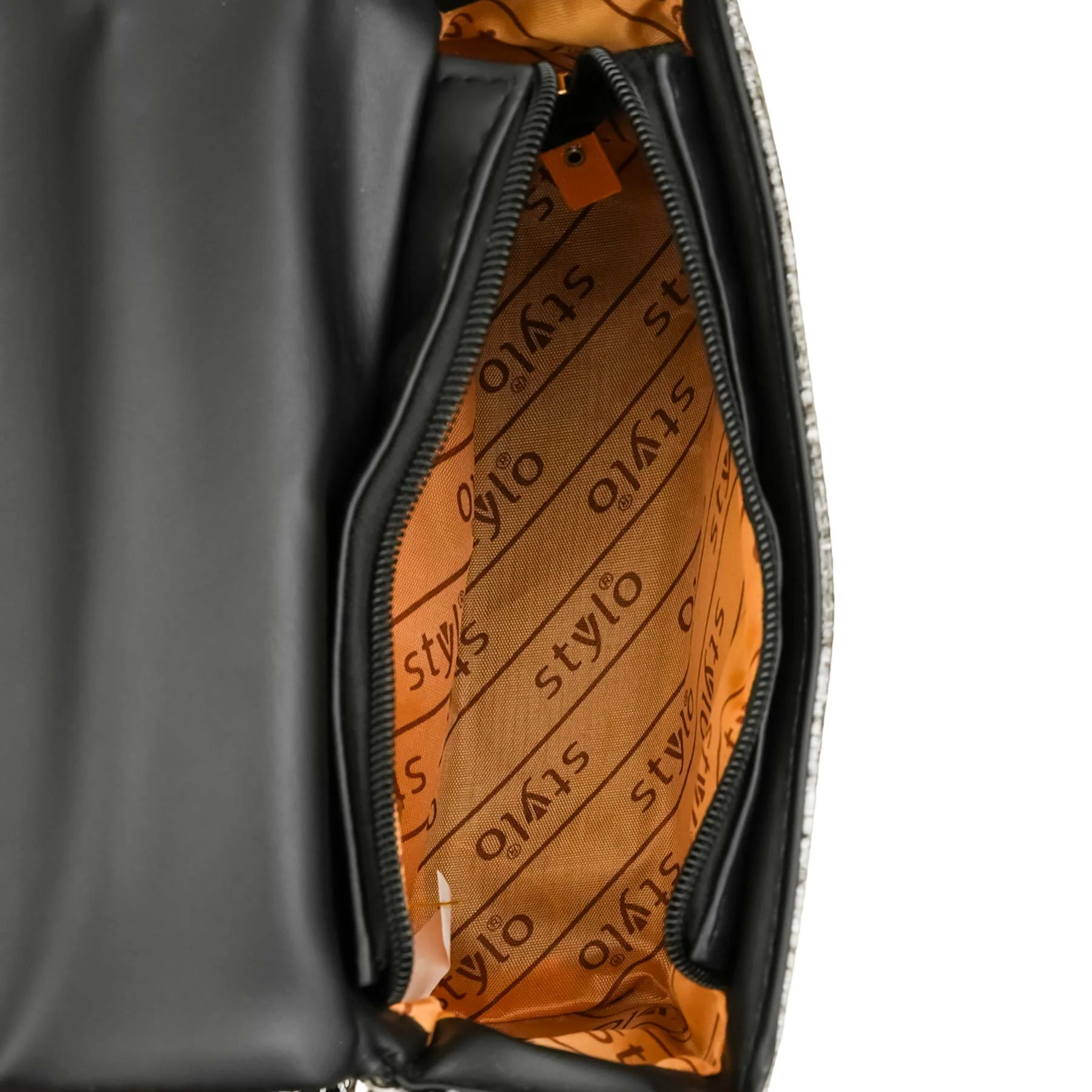 Black Casual Pouch For Women P97609 - Image 6