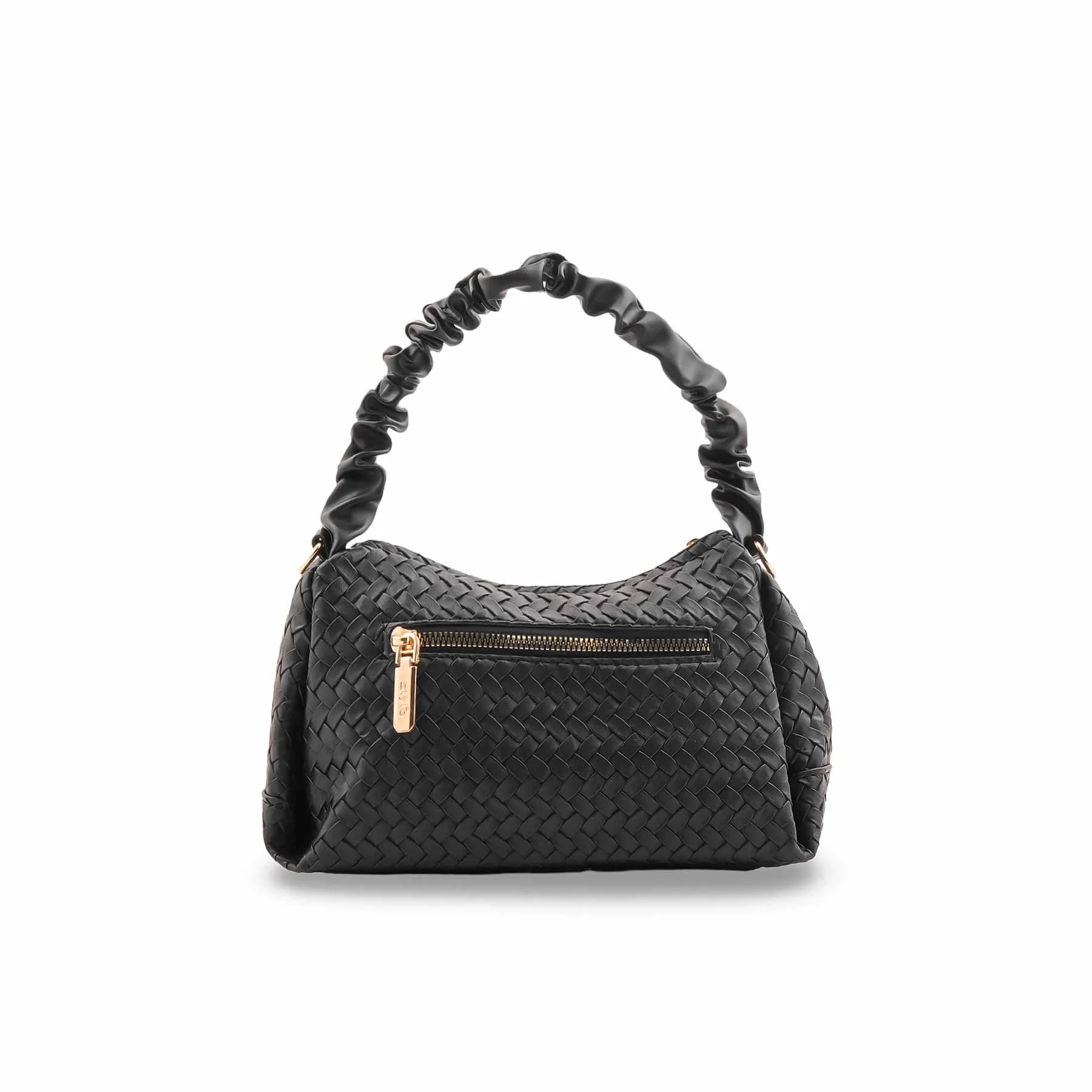 Black Casual Pouch For Women P97664 - Image 4