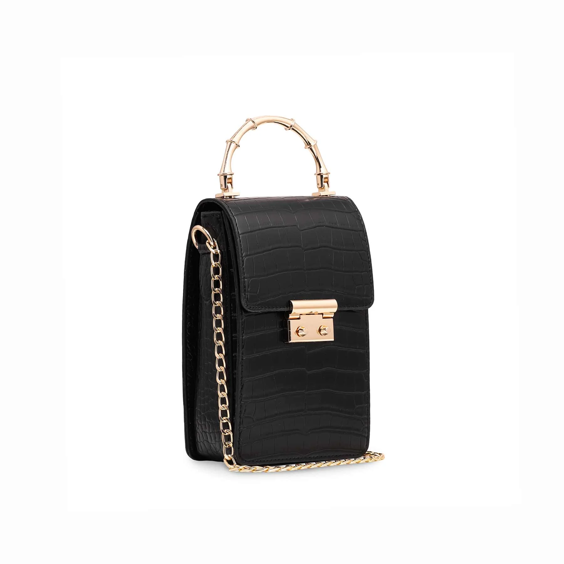 Black Casual Pouch P97490 - Image 2
