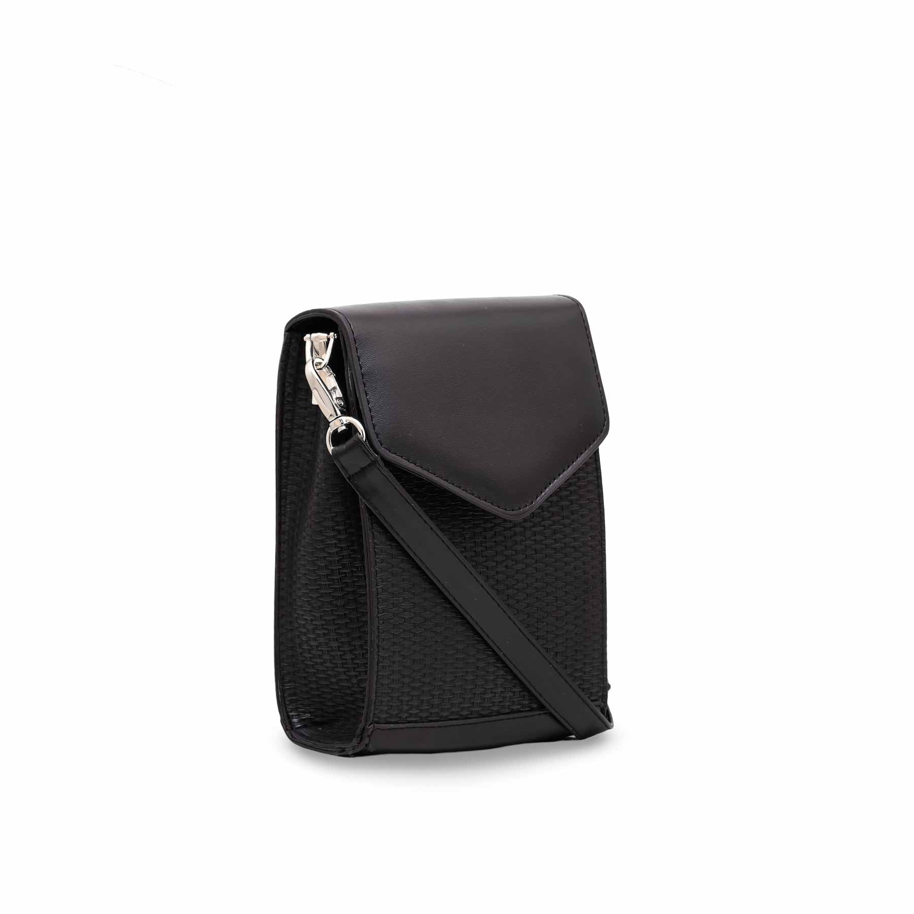 Black Casual Pouch P97520 - Image 2