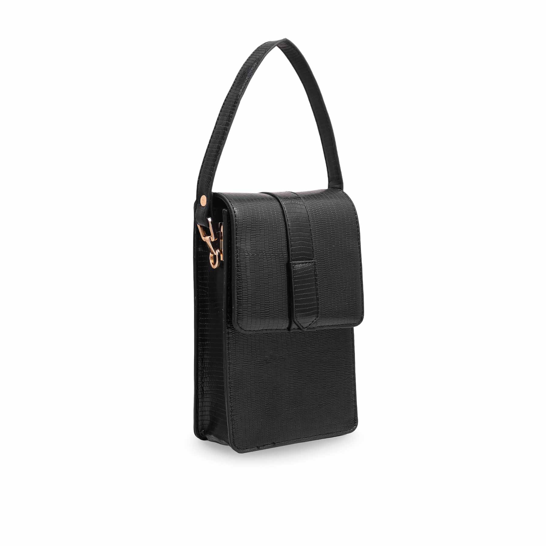 Black Casual Pouch P97529 - Image 2