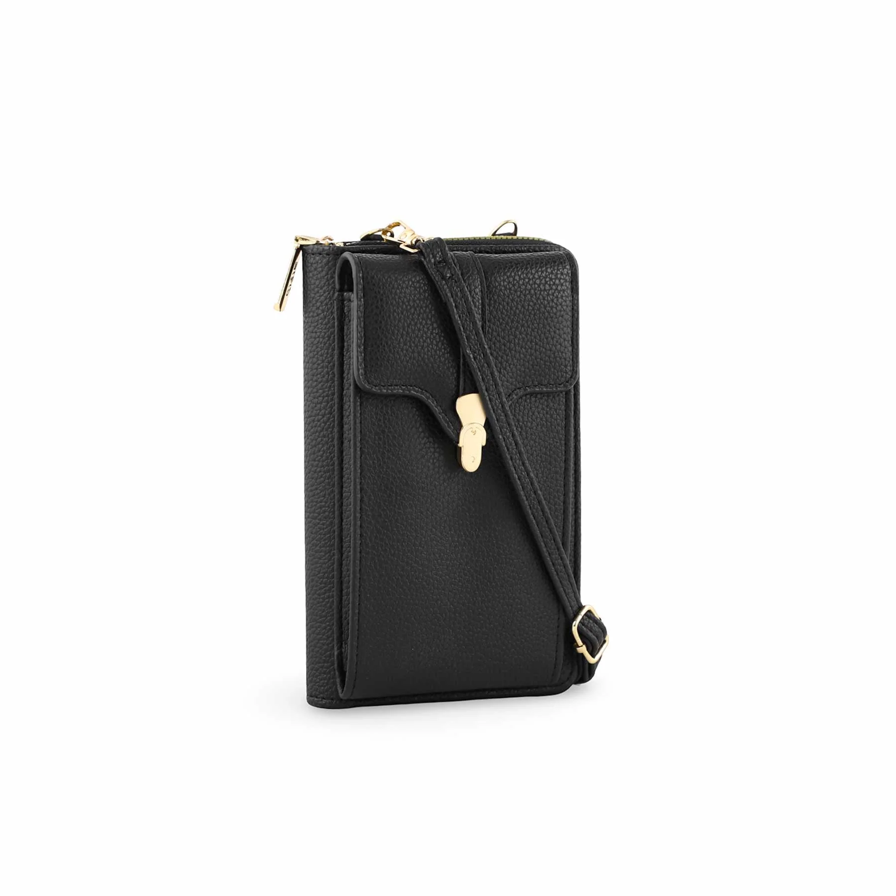 Black Casual Pouch P97617 - Image 3