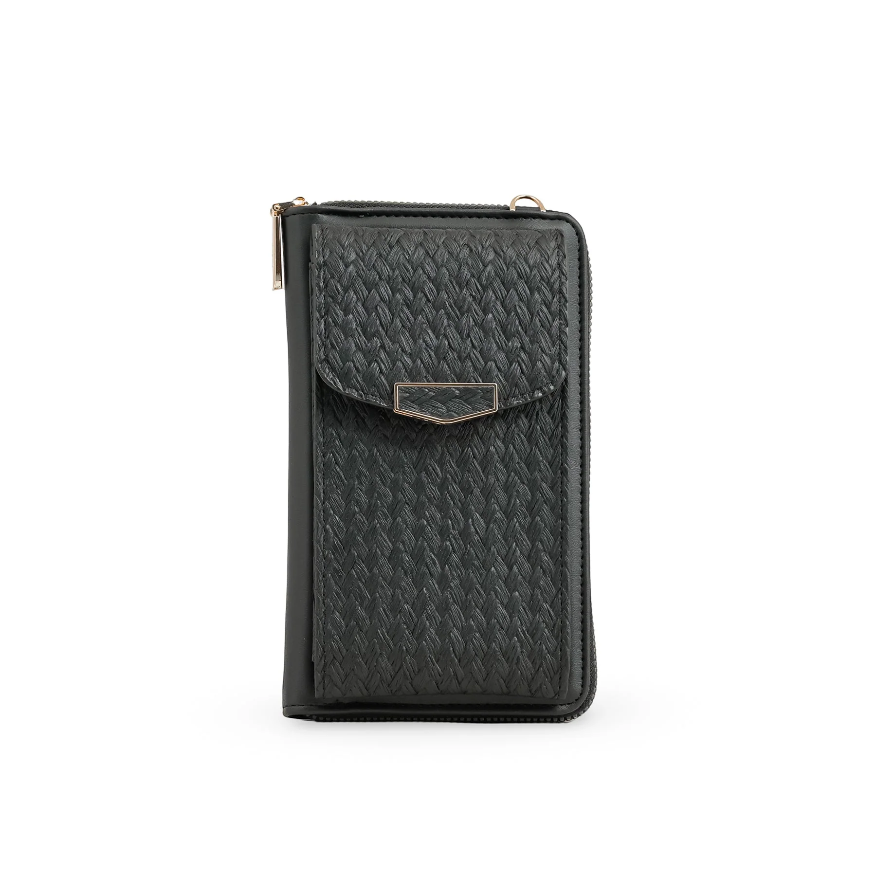 Black Casual Pouch P97632 - Image 2