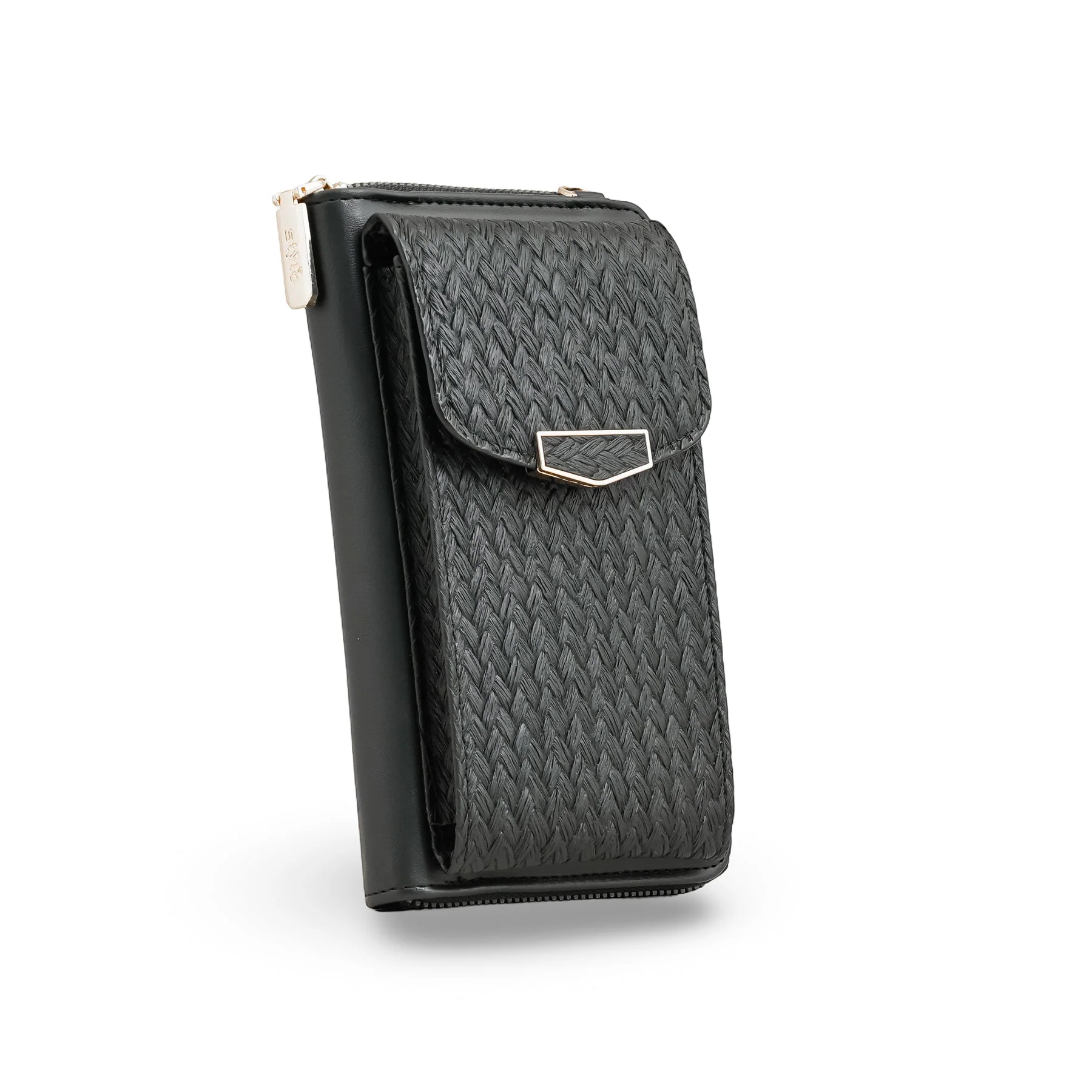 Black Casual Pouch P97632 - Image 3