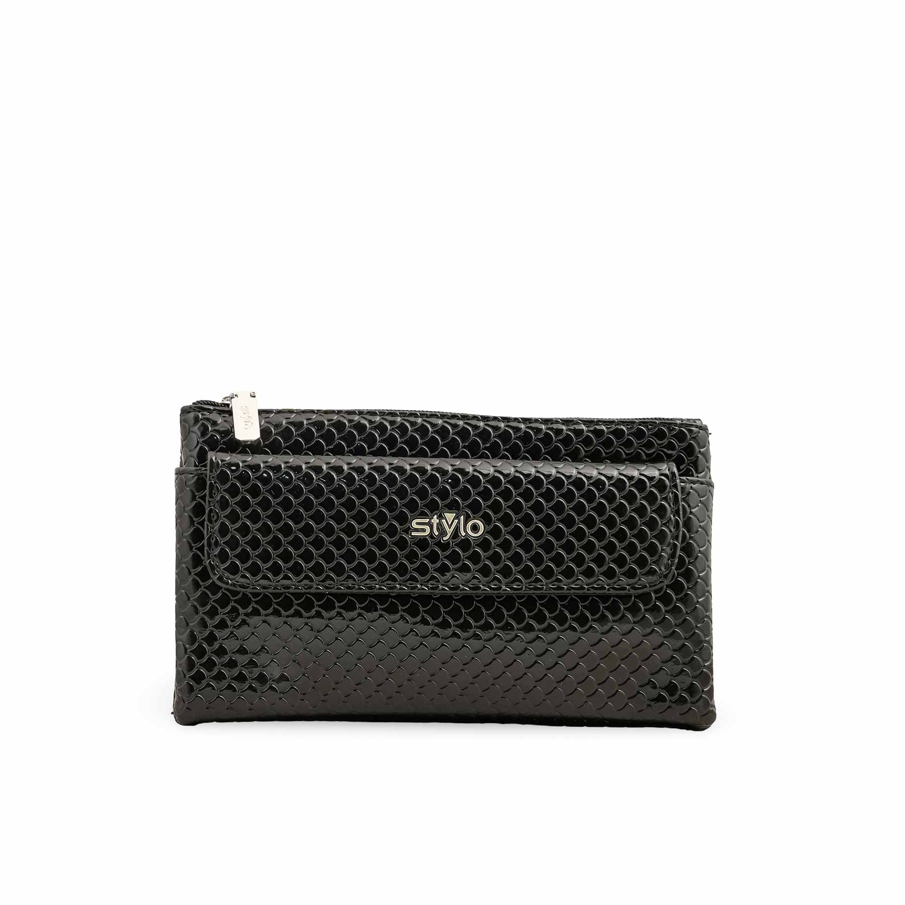 Black Casual Pouch P97635 - Image 2