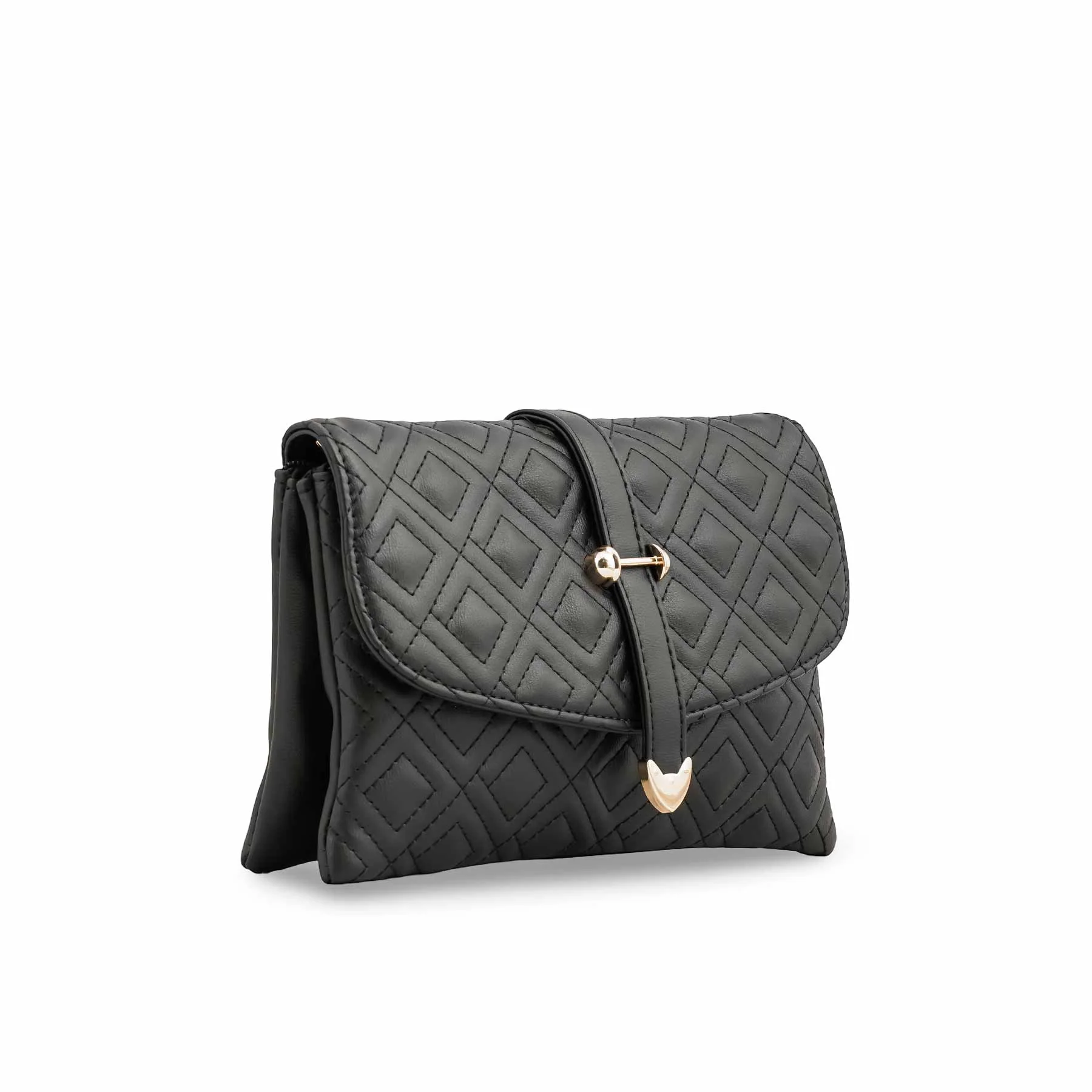 Black Casual Pouch P97638 - Image 3