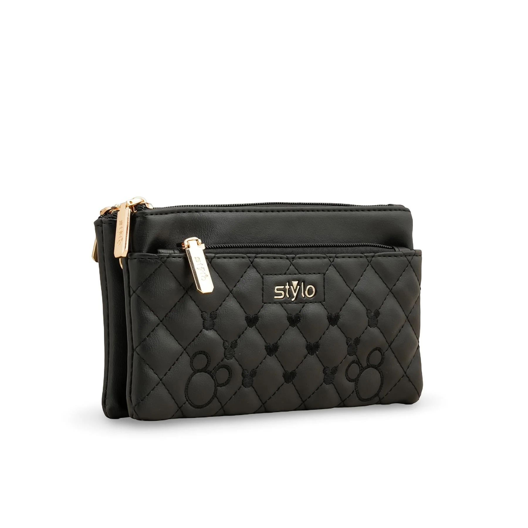 Black Casual Pouch P97640 - Image 3