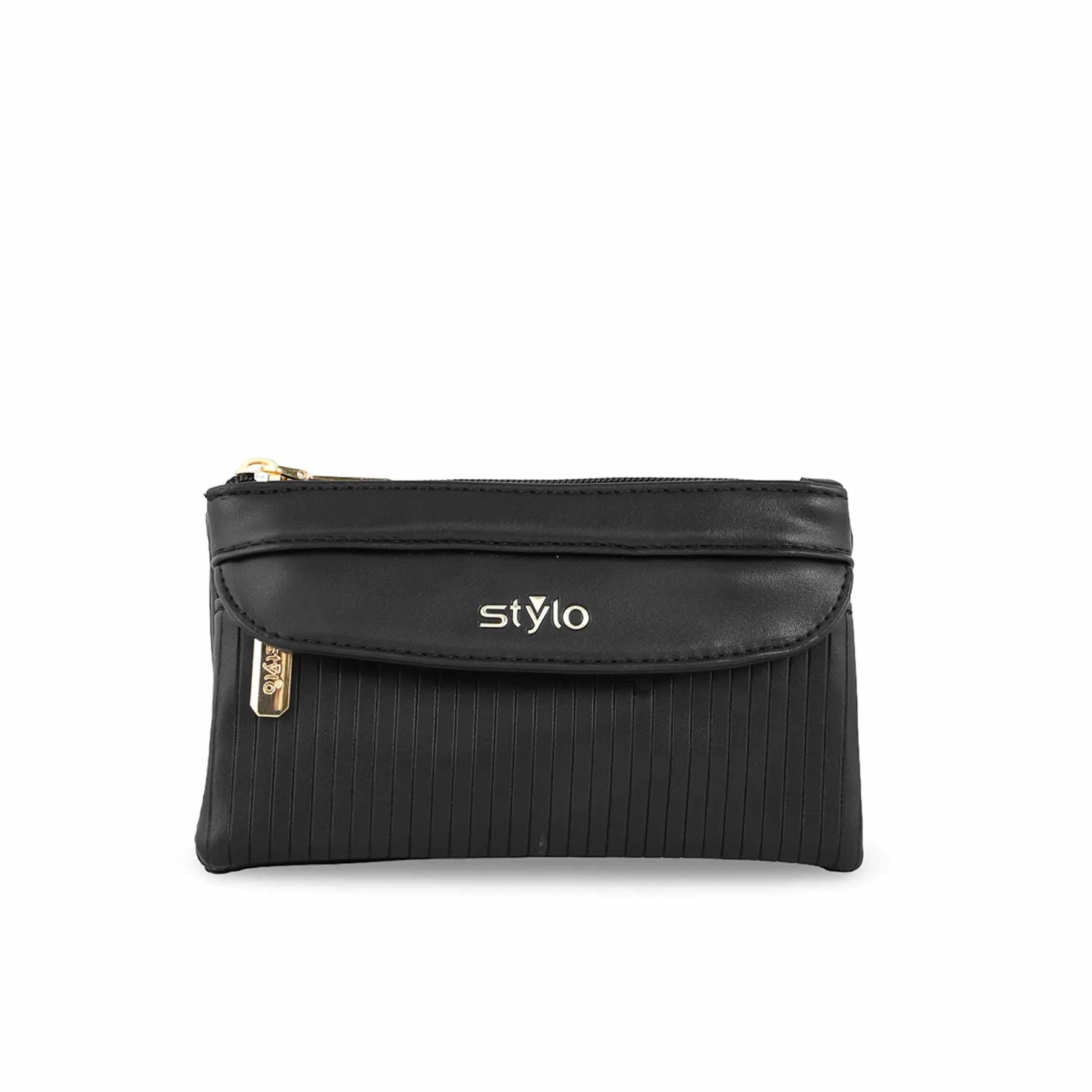 Black Casual Pouch P97646 - Image 2