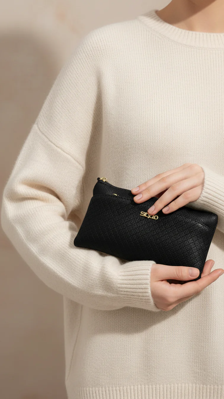 Black Casual Pouch P97649