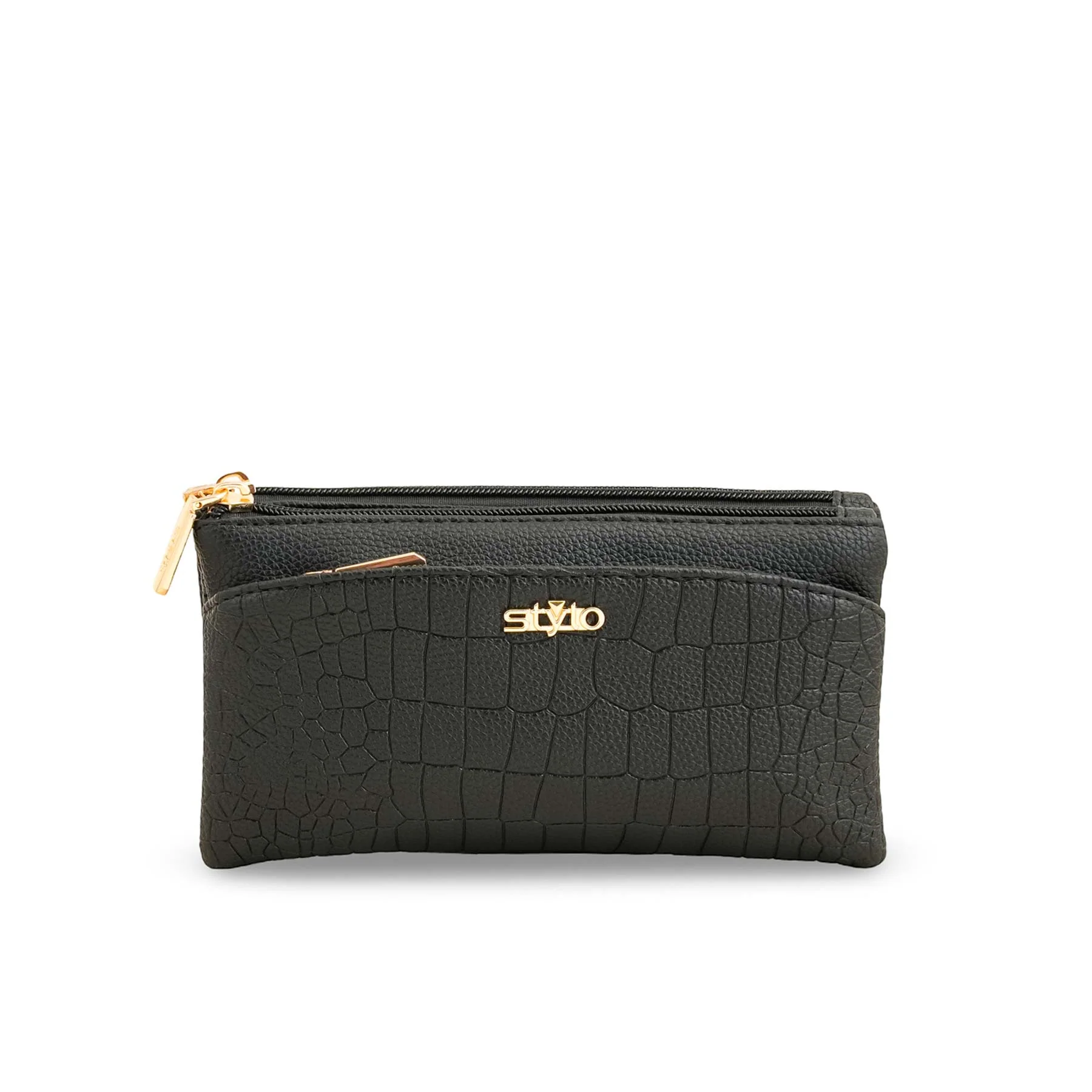 Black Casual Pouch P97650 - Image 2