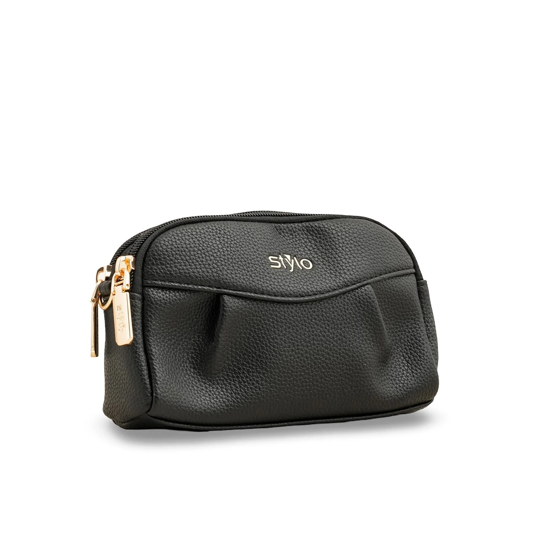 Black Casual Pouch P97651 - Image 3