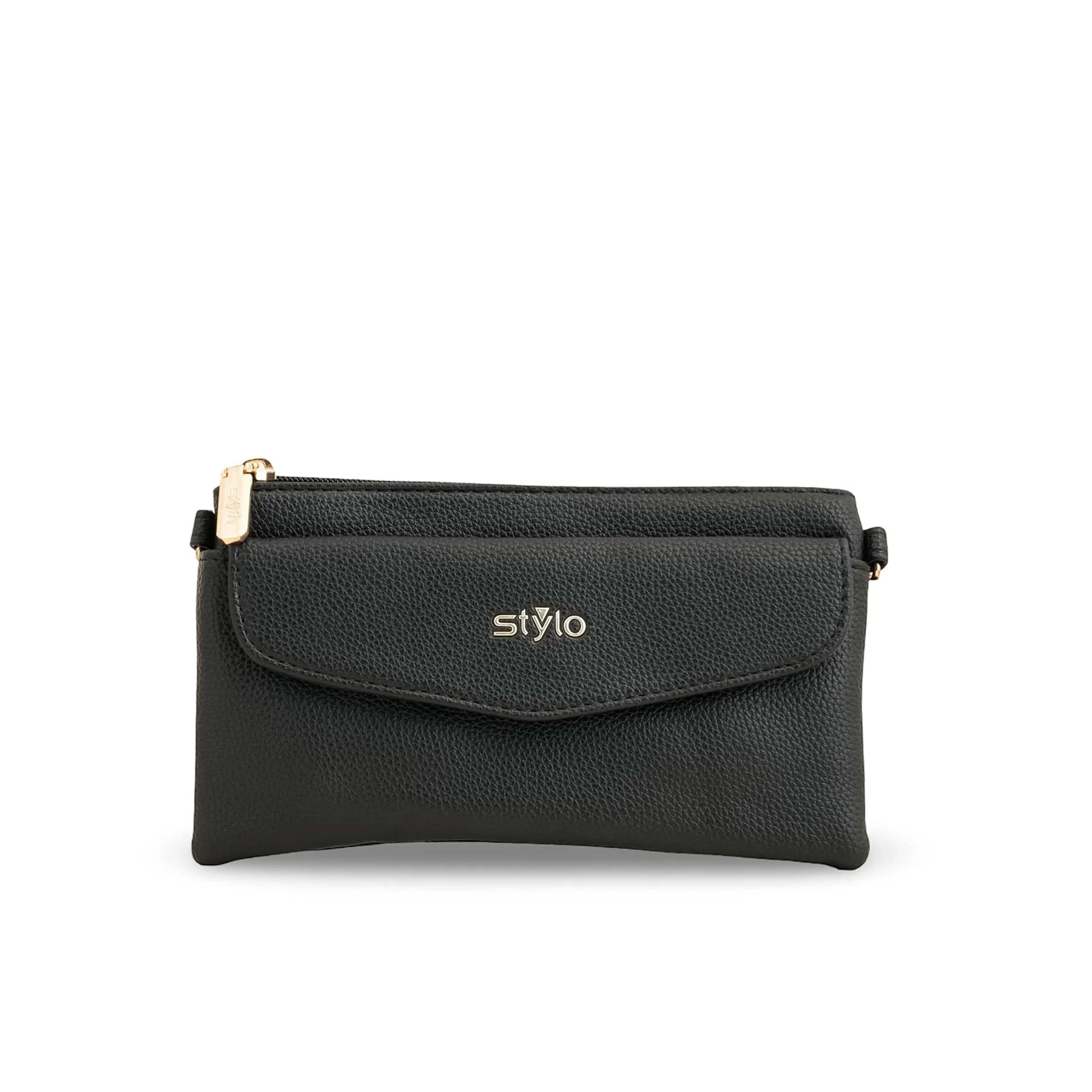 Black Casual Pouch P97652 - Image 2
