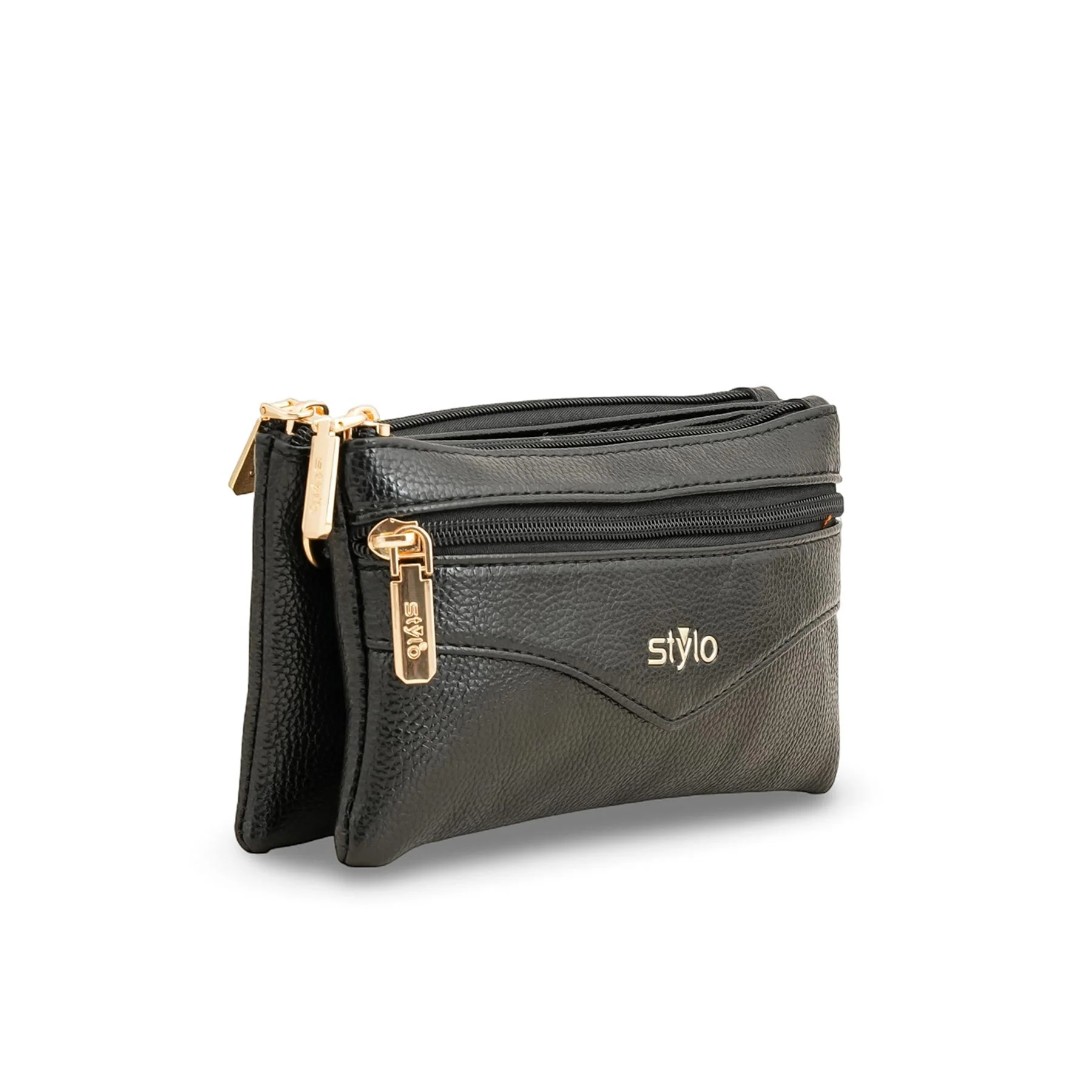 Black Casual Pouch P97653 - Image 2