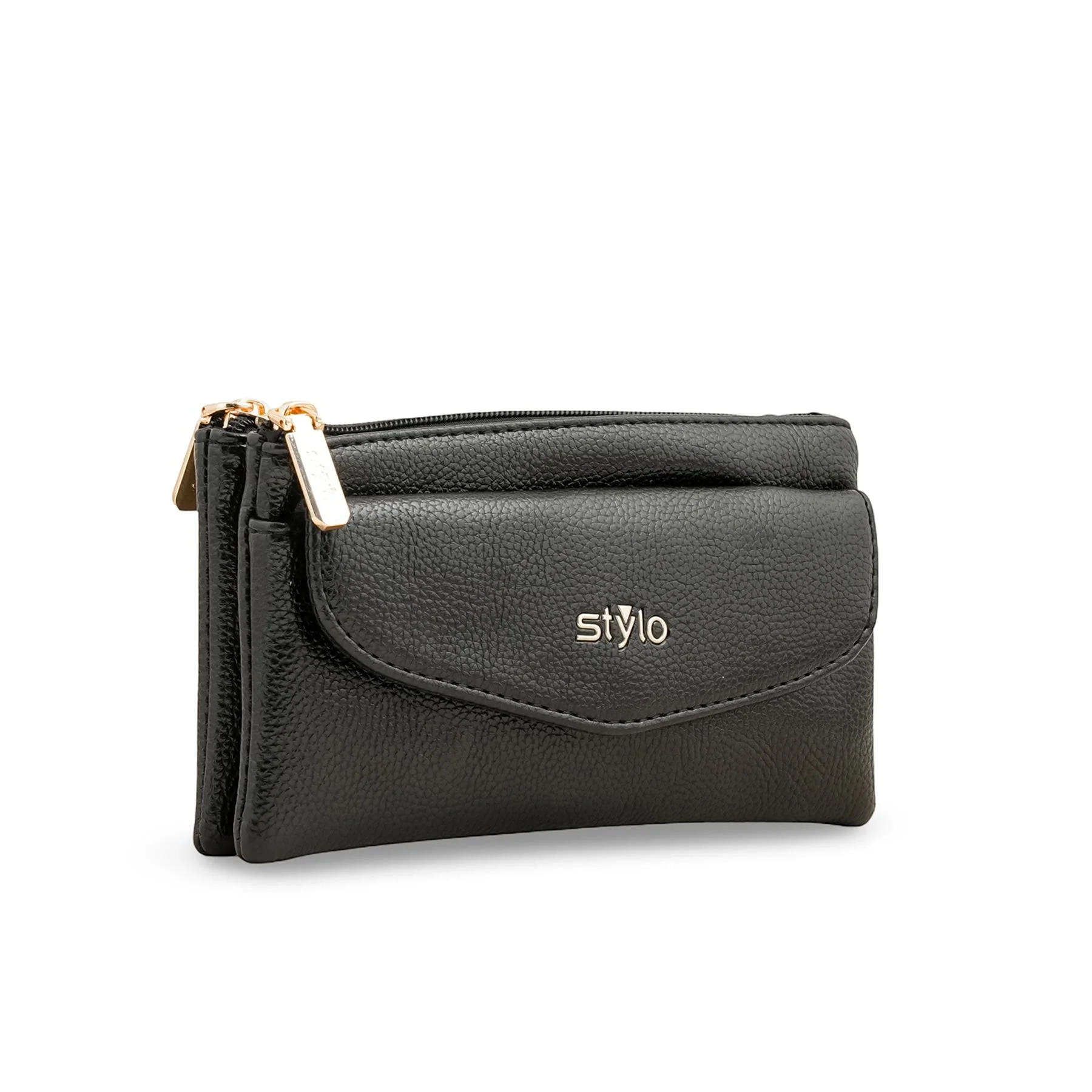 Black Casual Pouch P97654 - Image 2