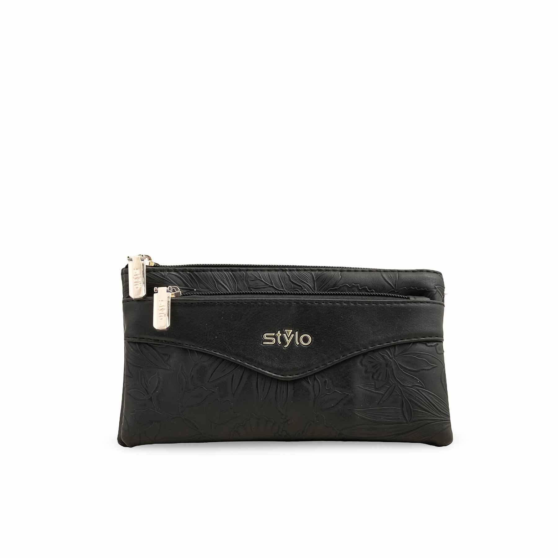 Black Casual Pouch P97656 - Image 2