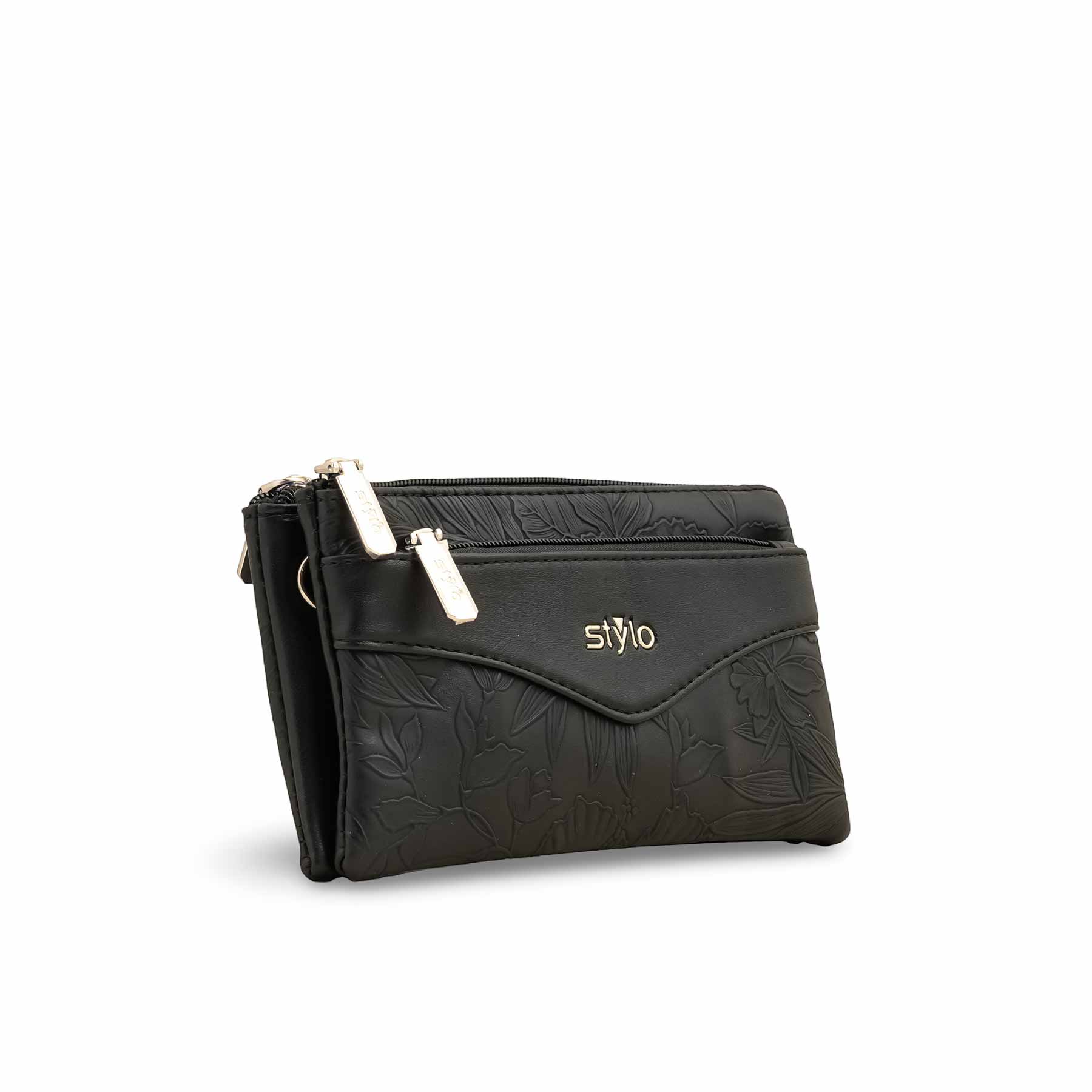 Black Casual Pouch P97656 - Image 3