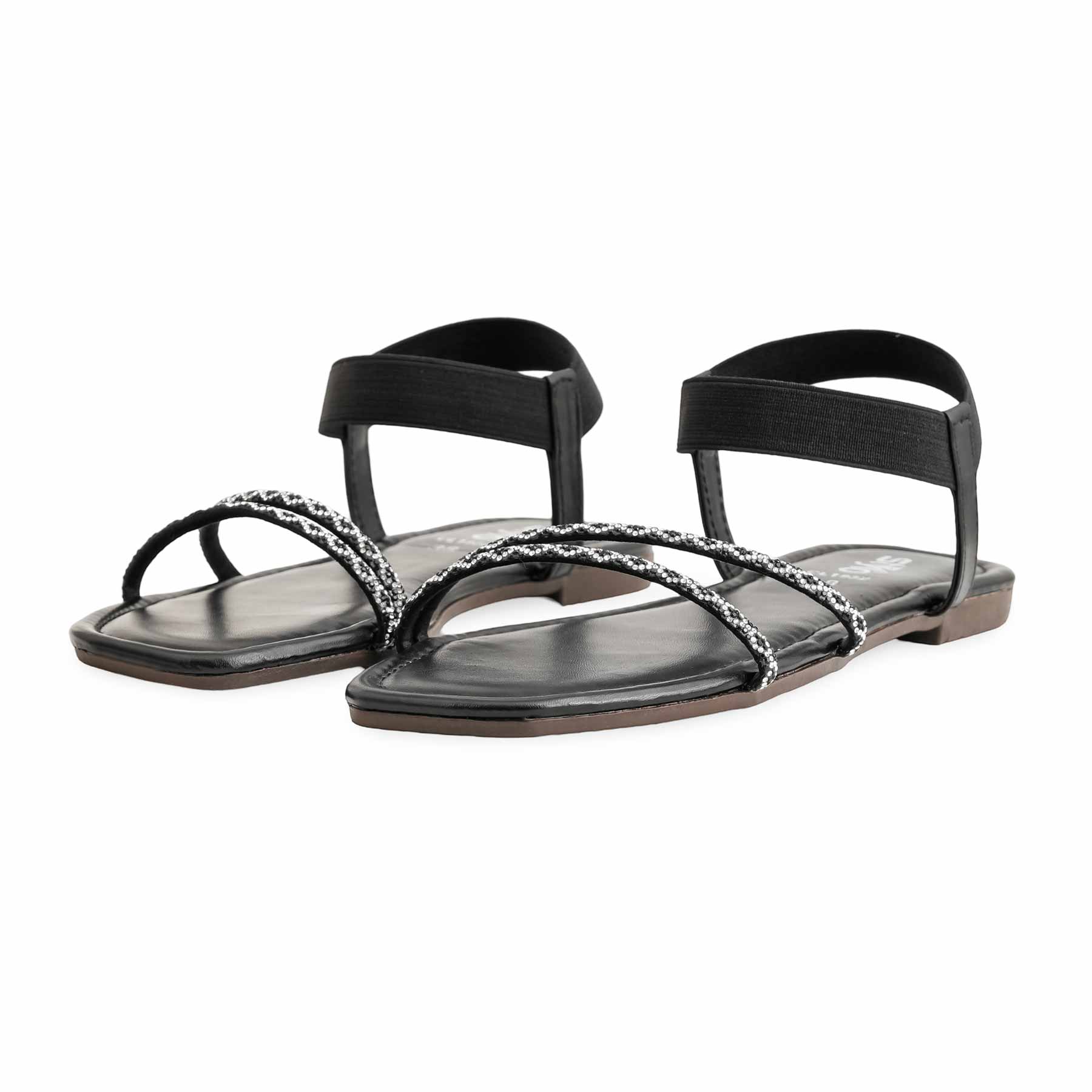 Black Casual Sandal CL1932 - Image 3