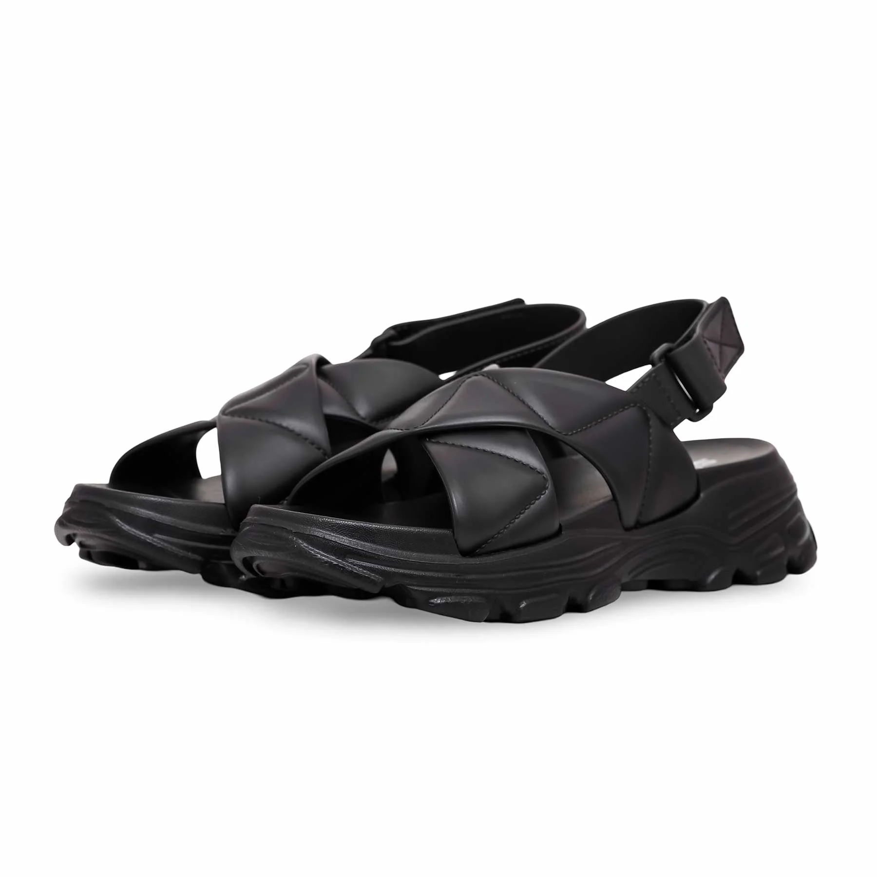 Black Casual Sandal CL9305 - Image 2