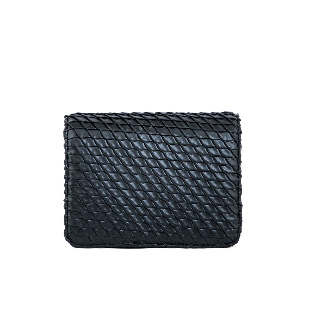 Black Casual Shoulder Bag For Ladies P55660 - Image 3