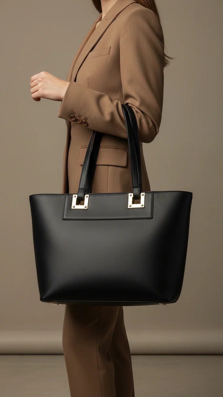 Black Casual Shoulder Bag For Ladies P55835