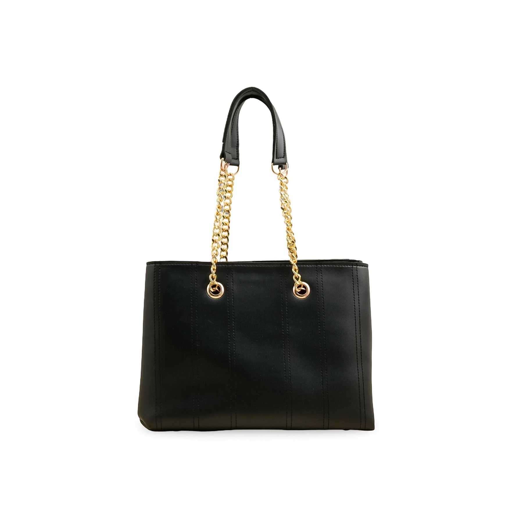 Black Casual Shoulder Bag For Ladies P56256 - Image 4