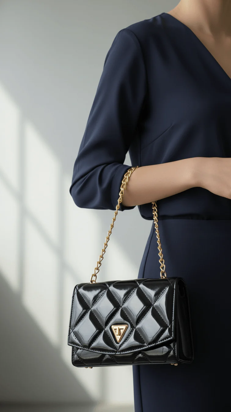 Black Casual Shoulder Bag For Ladies P56267