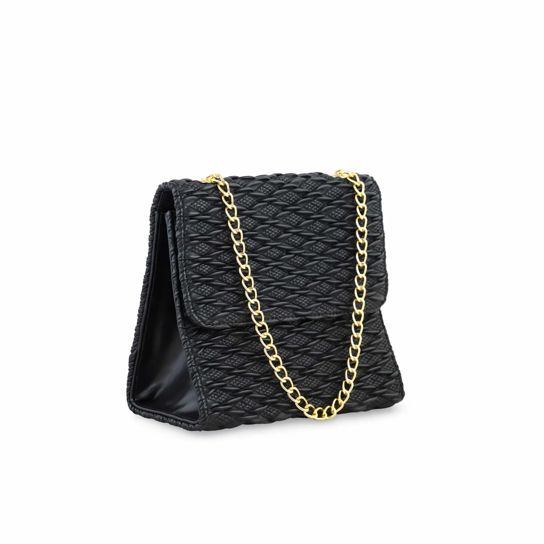Black Casual Shoulder Bag For Women P55658 - Image 2