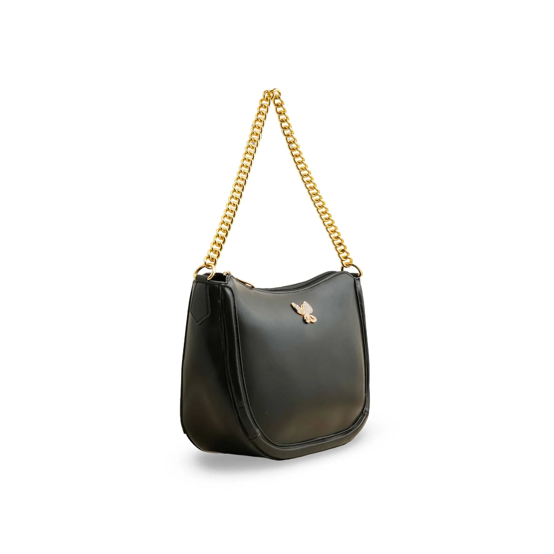 Black Casual Shoulder Bag For Women P55763 - Image 3
