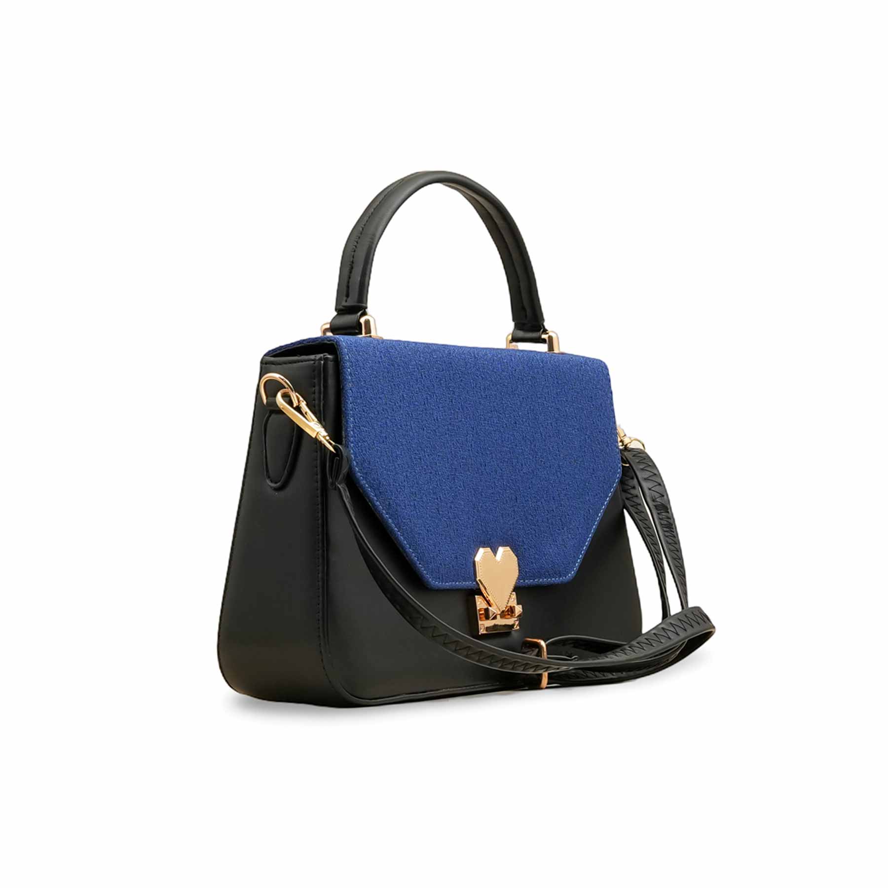 Black Casual Shoulder Bag For Women P55804 - Image 3