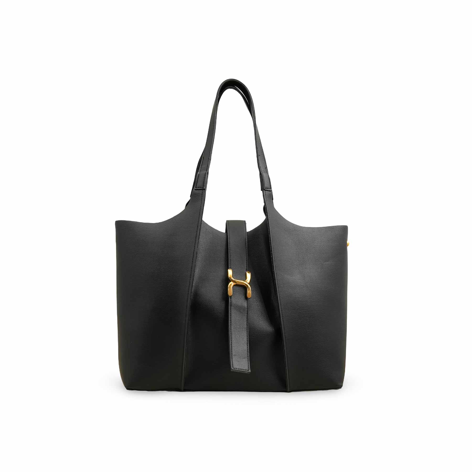 Black Casual Shoulder Bag For Women P55820 - Image 2