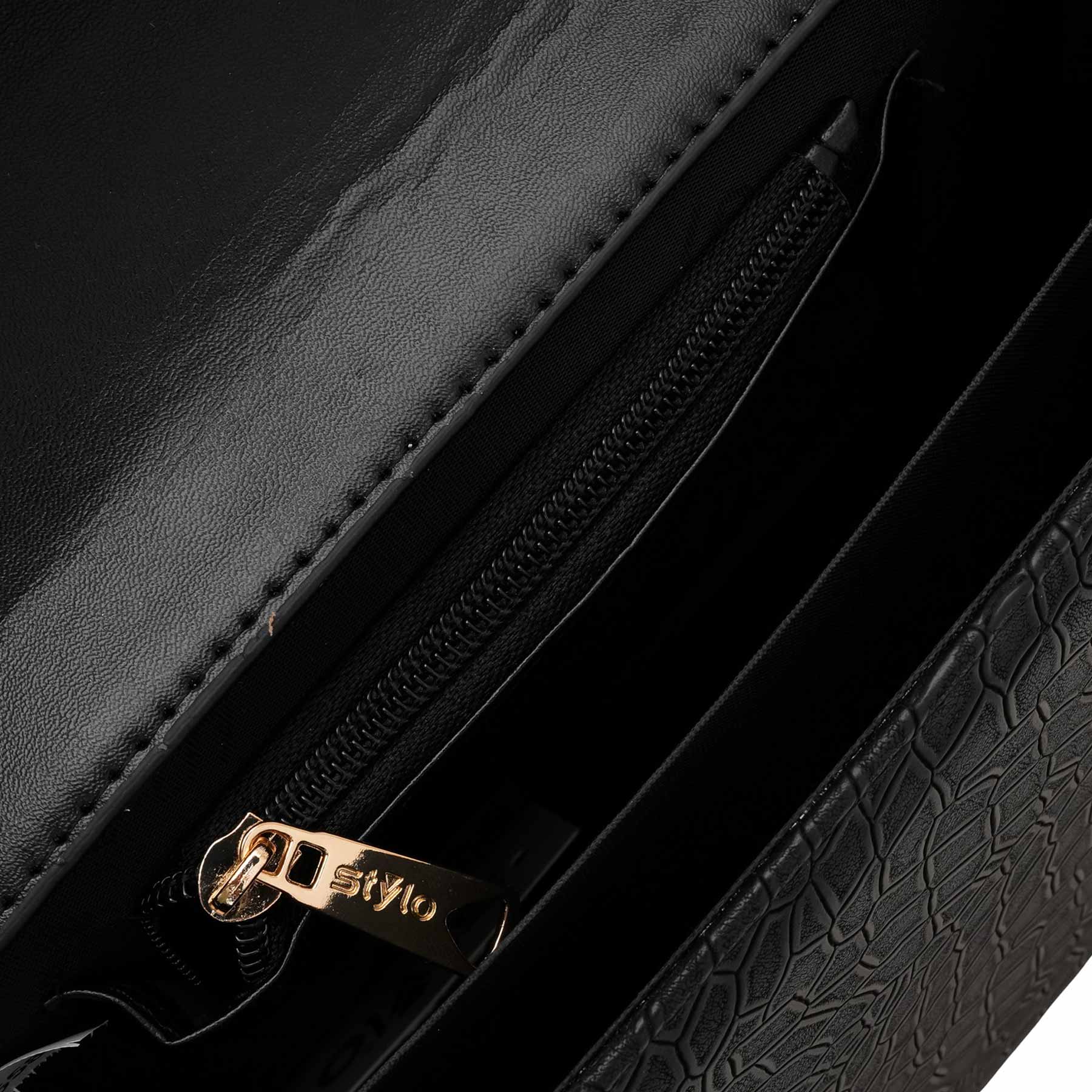 Black Casual Shoulder Bag For Women P55826 - Image 6