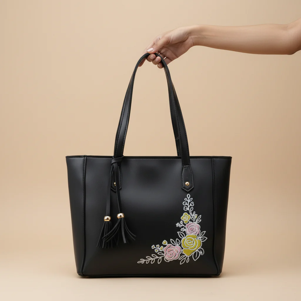 Black Casual Shoulder Bag For Women P56252 - Image 2