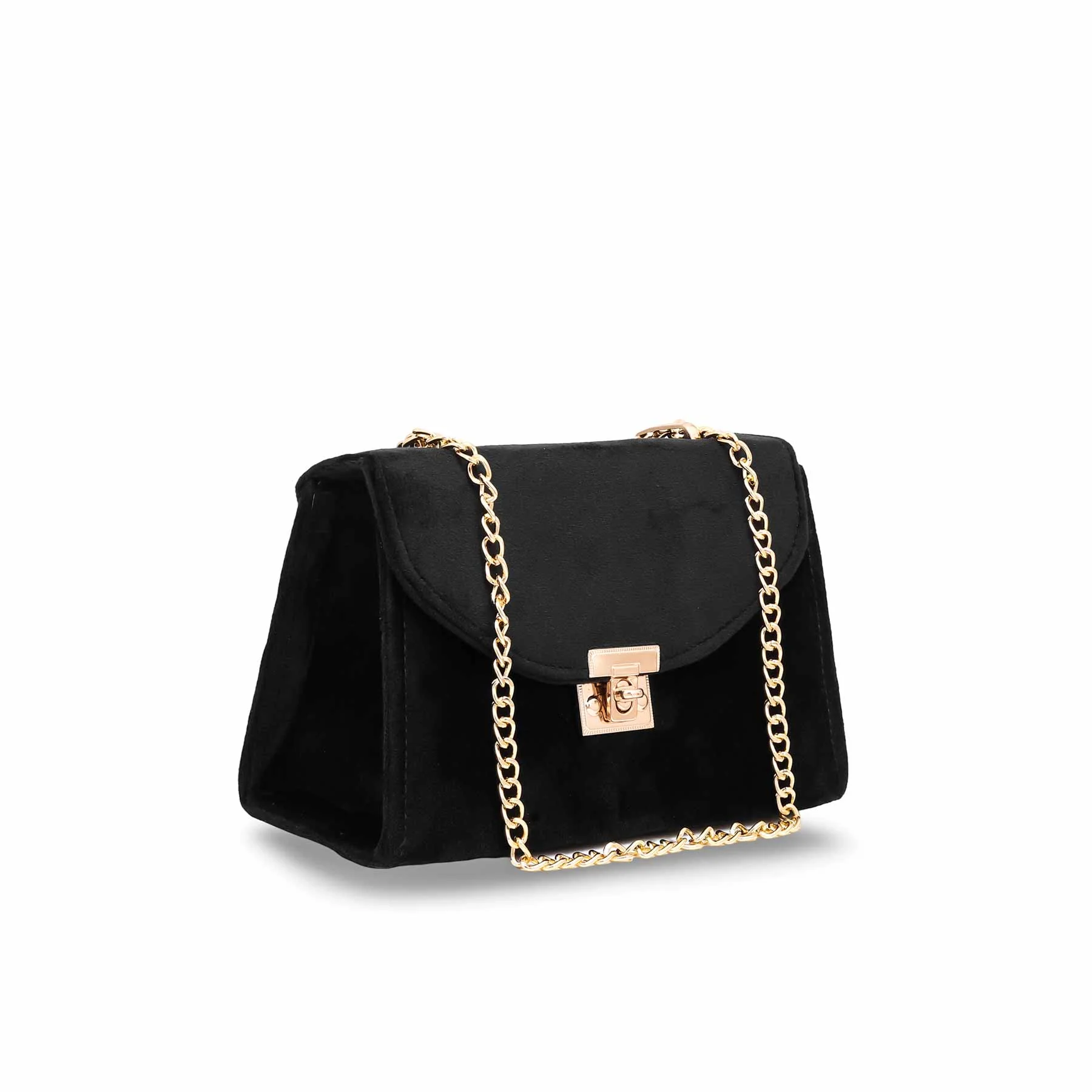 Black Casual Shoulder Bag P54159 - Image 2