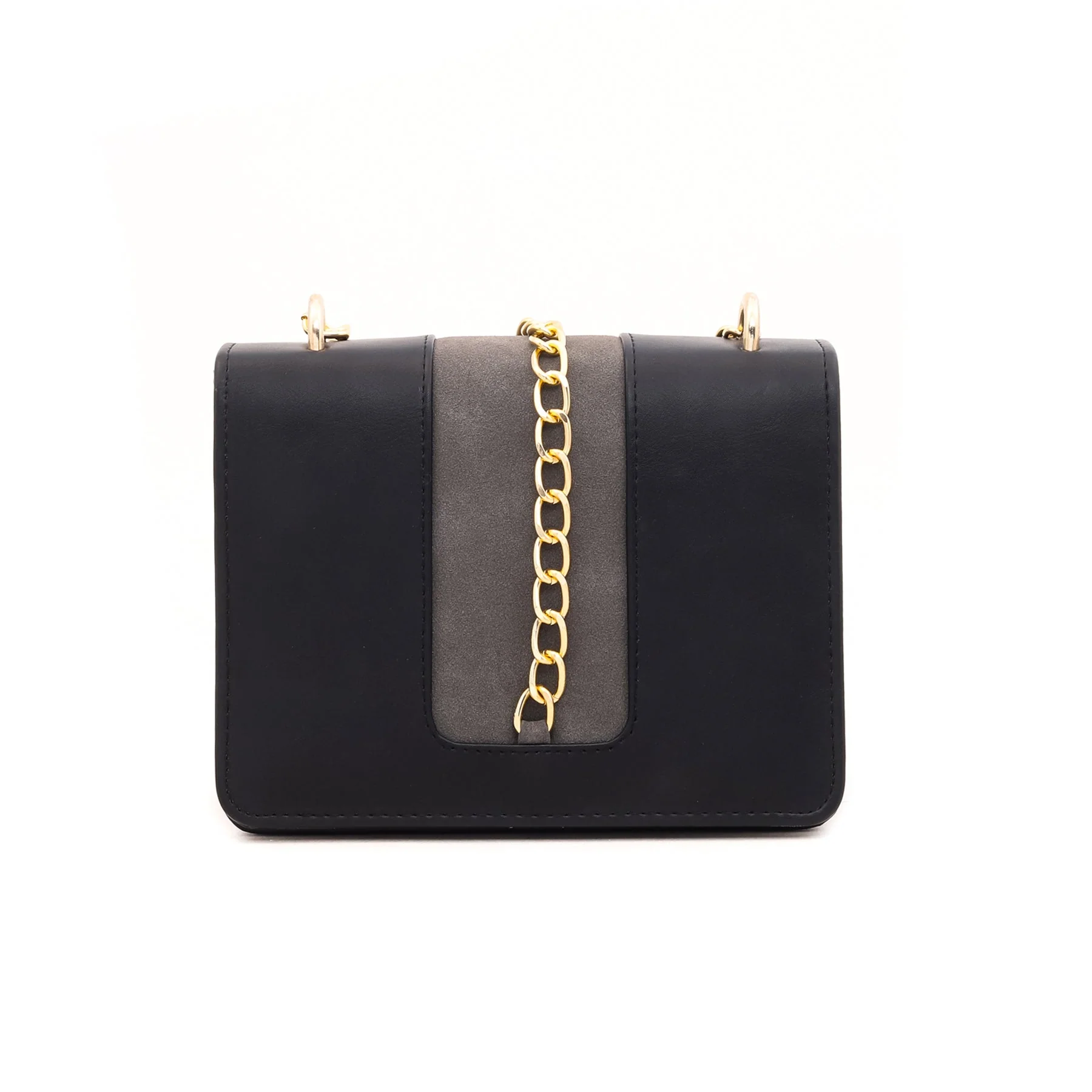 Black Casual Shoulder Bag P54316 - Image 2