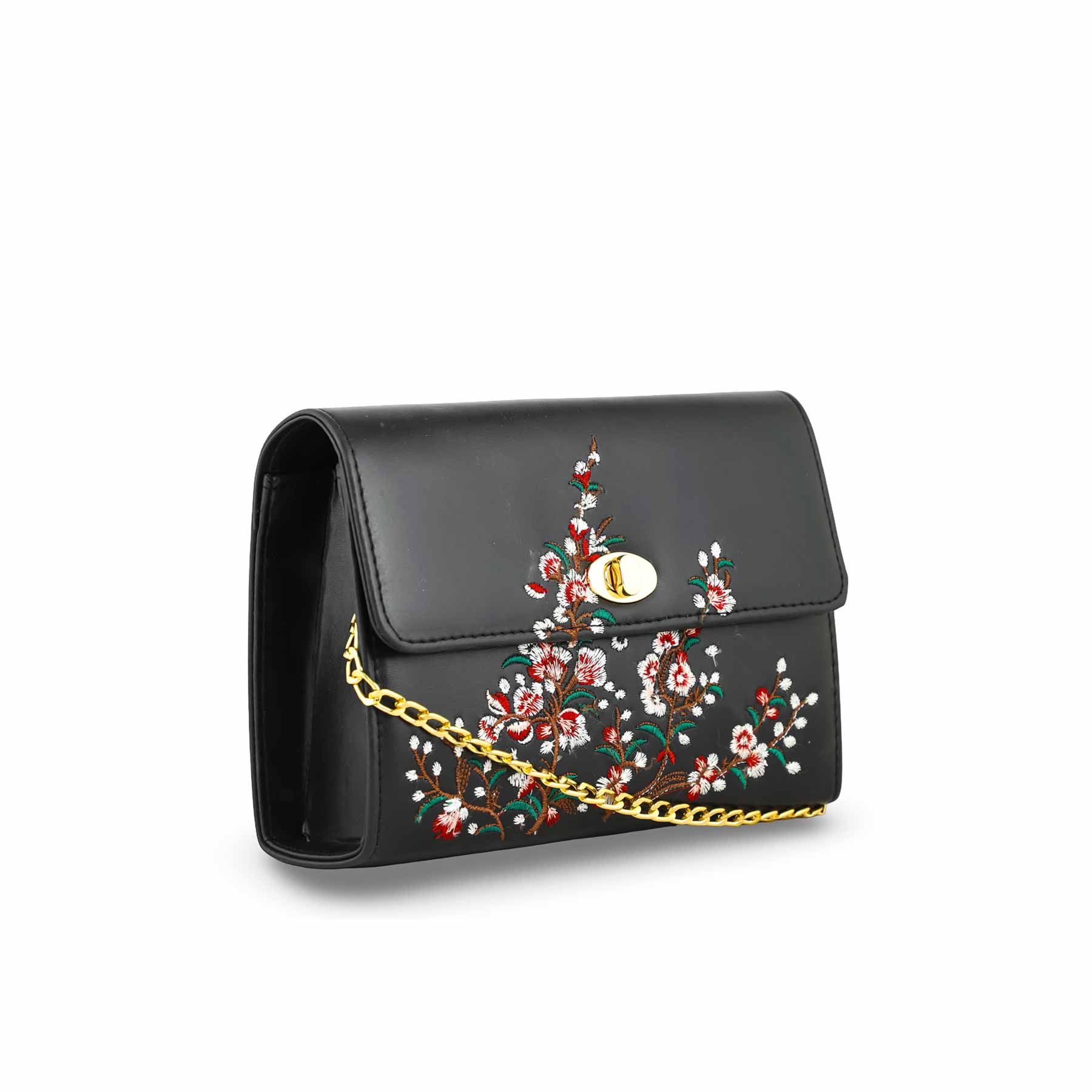 Black Casual Shoulder Bag P56202 - Image 3