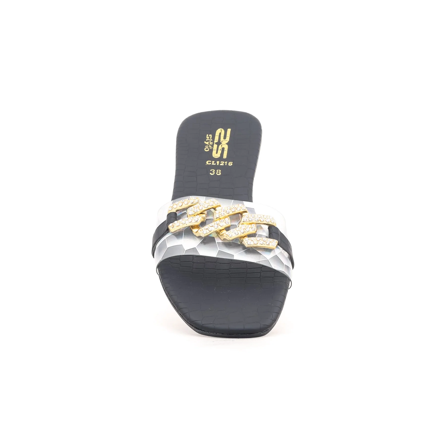 Black Casual Slipper CL1216 - Image 3