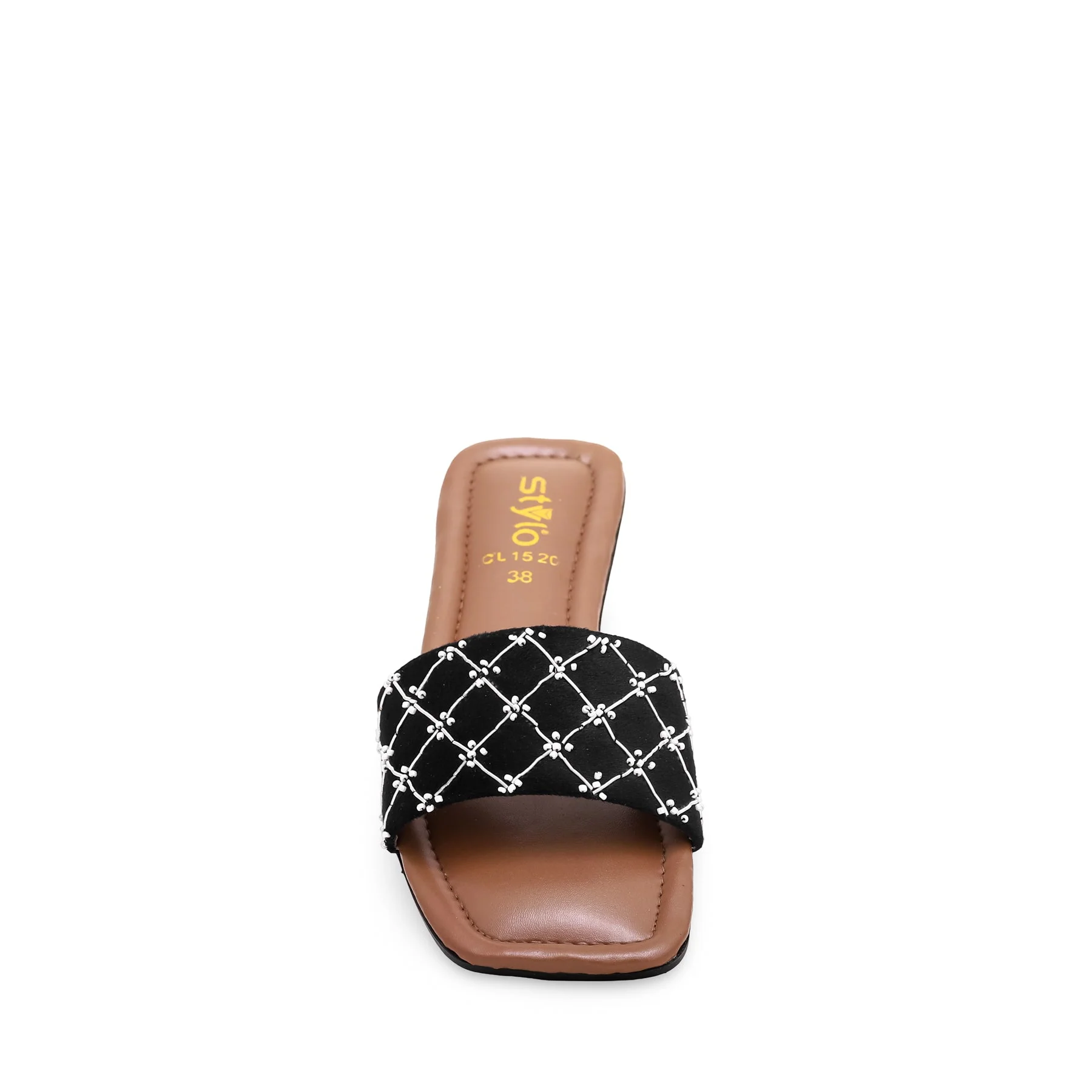 Black Casual Slipper CL1520 - Image 3