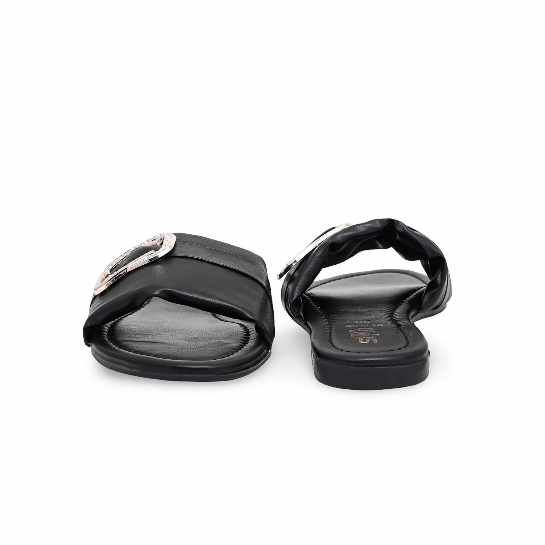 Black Casual Slipper CL1665 - Image 3