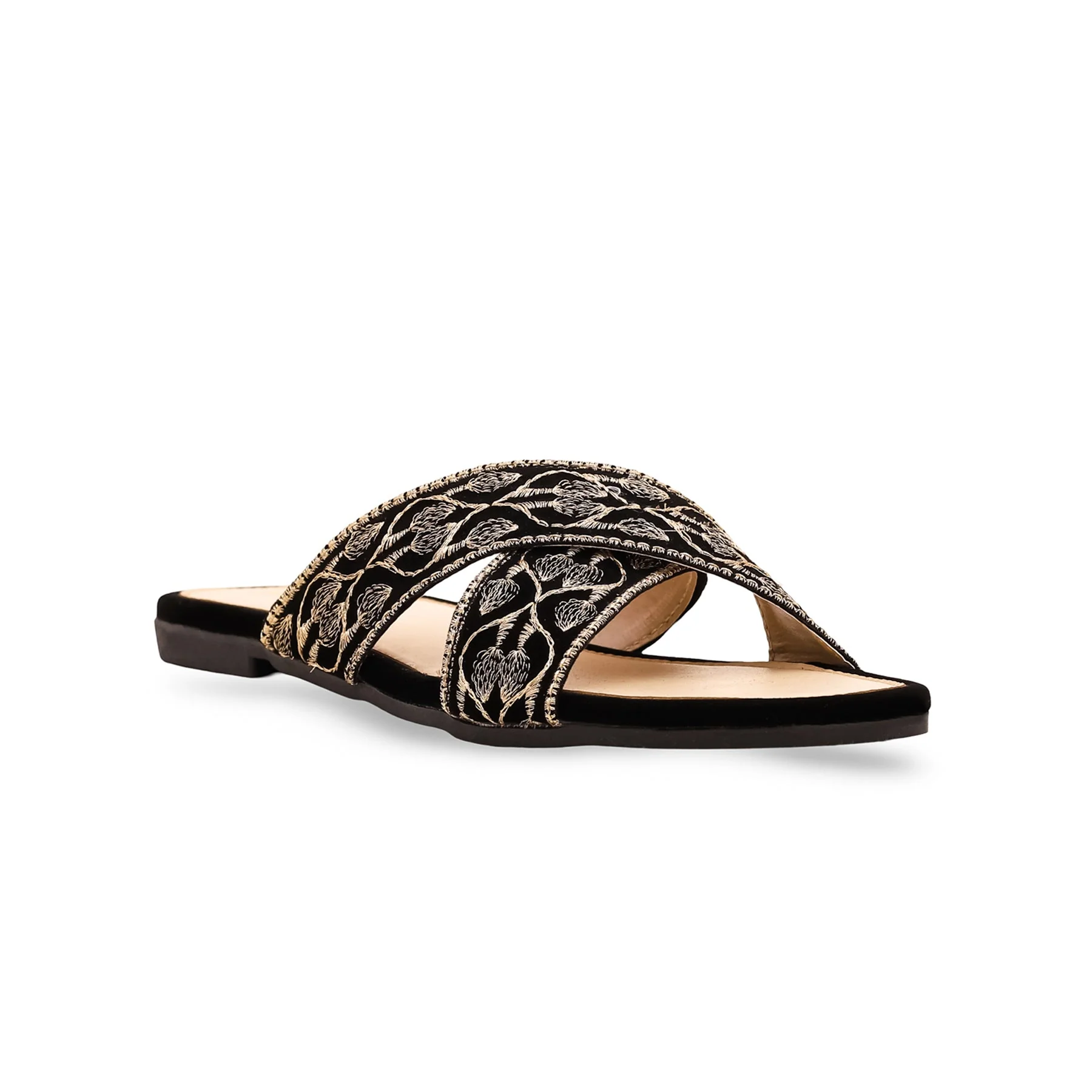 Black Casual Slipper CL1766 - Image 2
